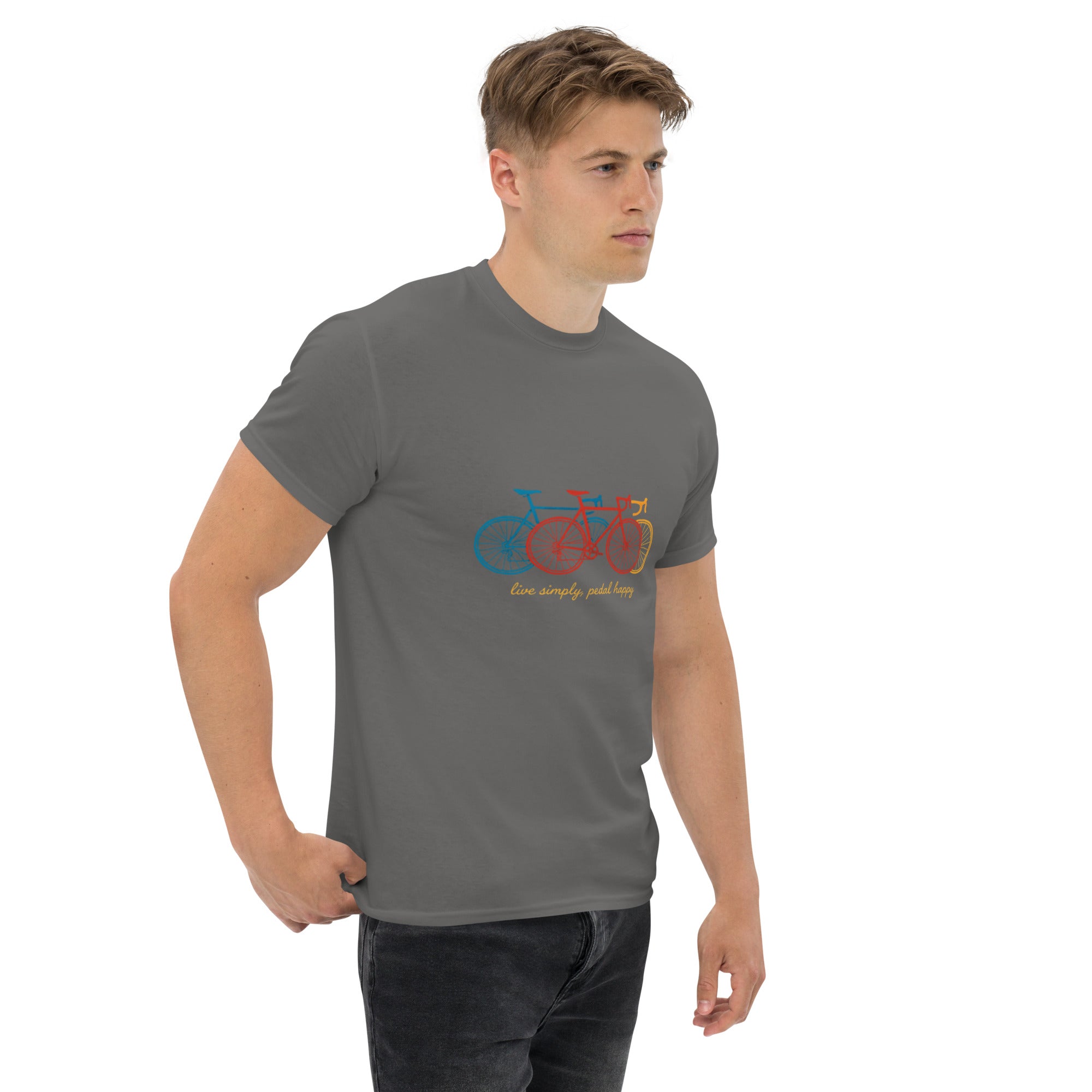 T-shirt Unisex Bici multicolor-DTG-Biiply-Biiply