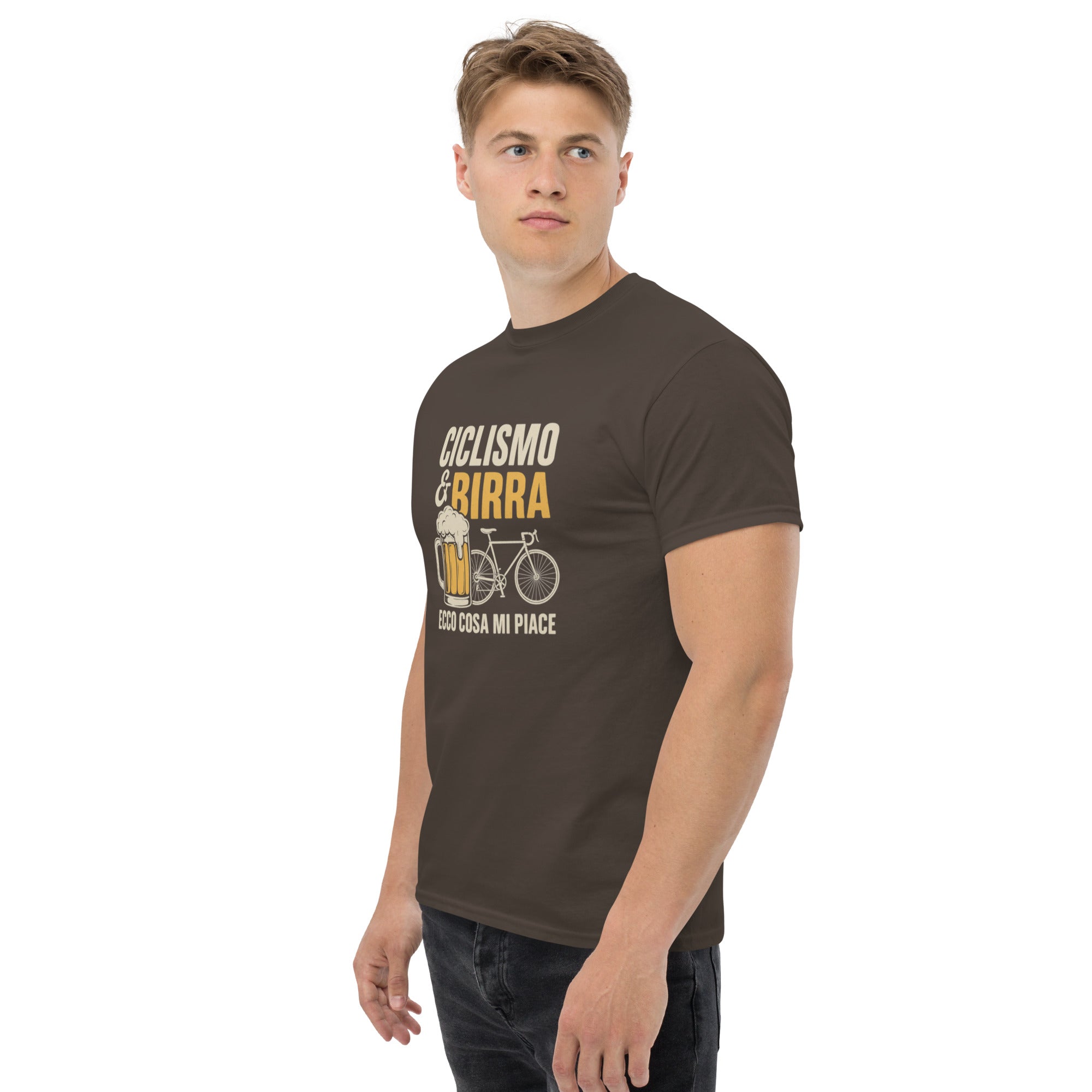 T-shirt Unisex Birra e Ciclismo-DTG-Biiply-Biiply