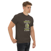 T-shirt Unisex Nato per Andare in Mountain Bike Costretto ad andare a Lavoro-DTG-Biiply-Biiply