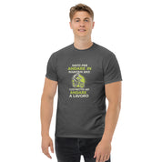 T-shirt Unisex Nato per Andare in Mountain Bike Costretto ad andare a Lavoro-DTG-Biiply-Erica Scuro-S-Biiply