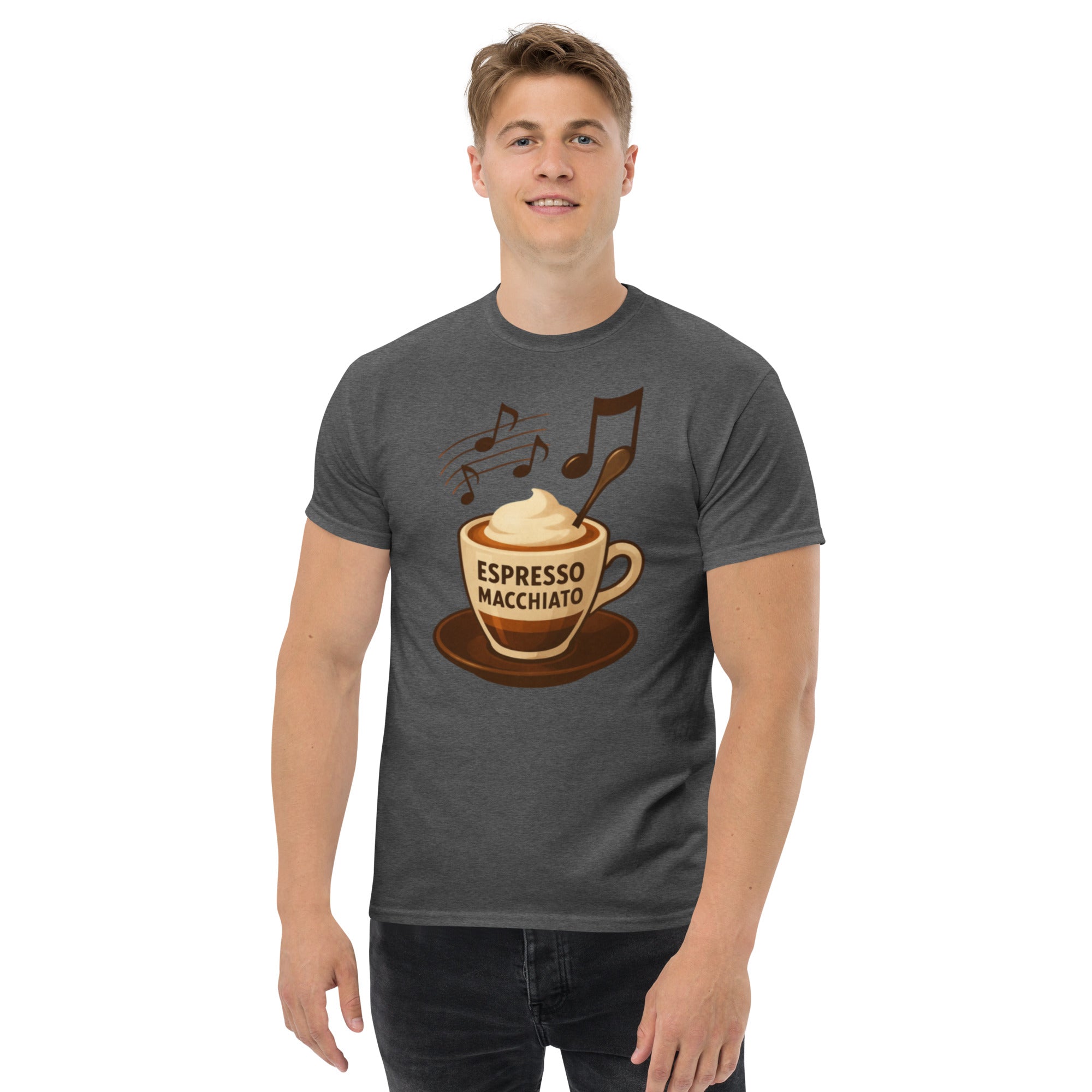 T-shirt Unisex Espresso Macchiato-DTG-Biiply-Erica Scuro-S-Biiply
