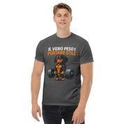 T-shirt Stampata Unisex Il Vero Peso è Portare Stile