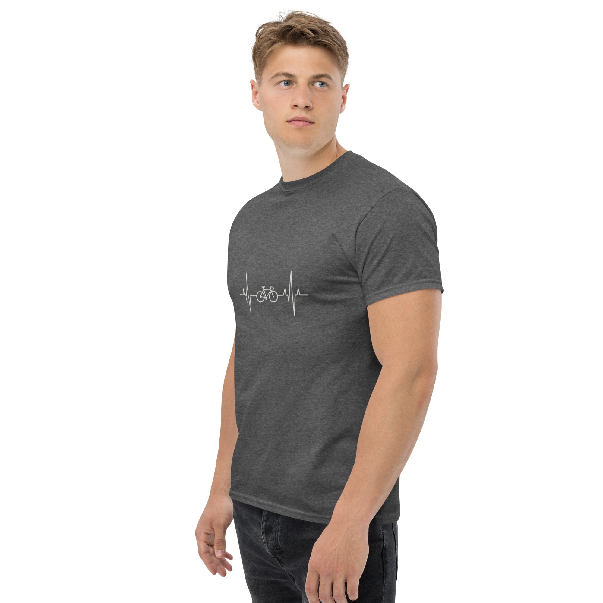 T-shirt Unisex Battito con Bici-DTG-Biiply-Biiply