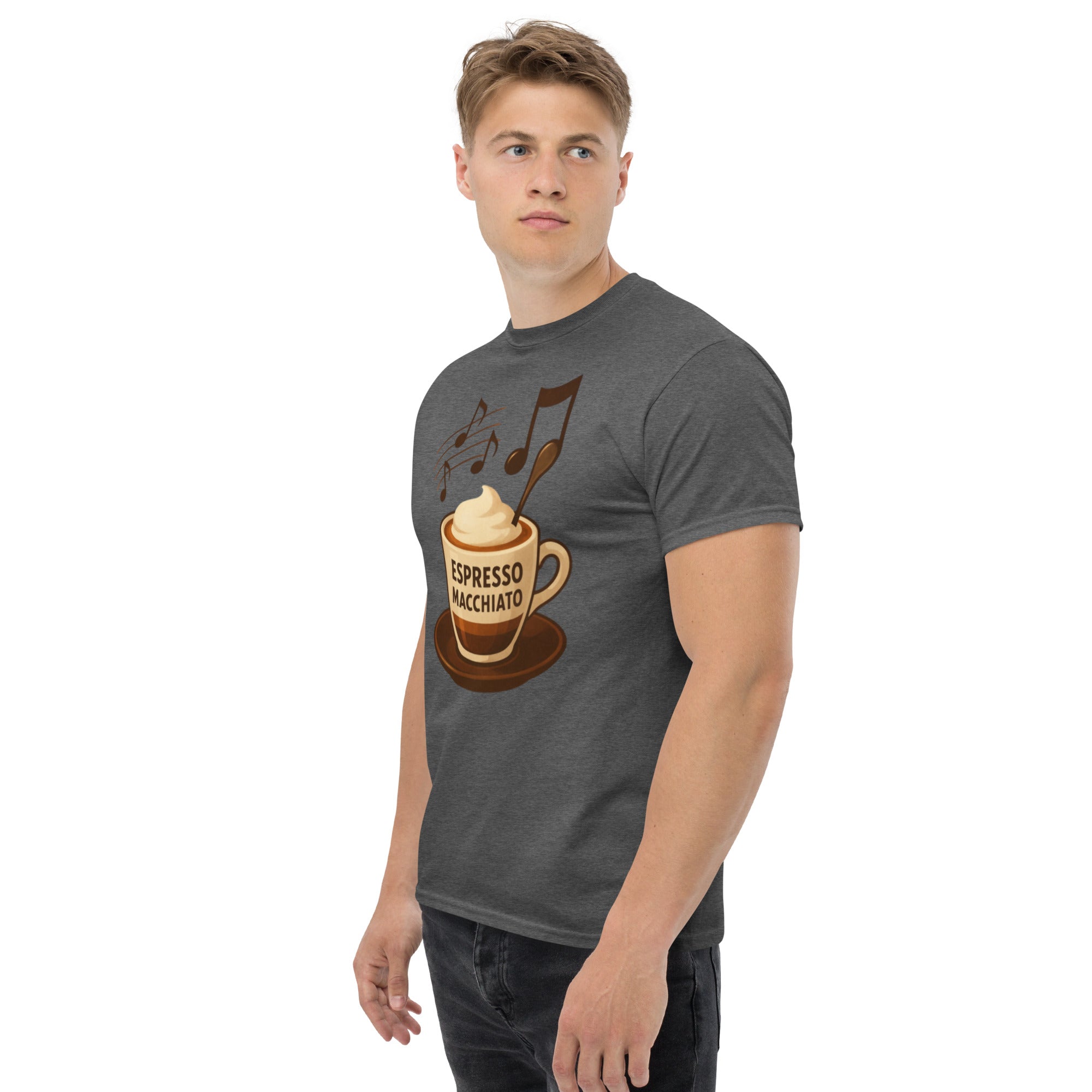 T-shirt Unisex Espresso Macchiato-DTG-Biiply-Biiply
