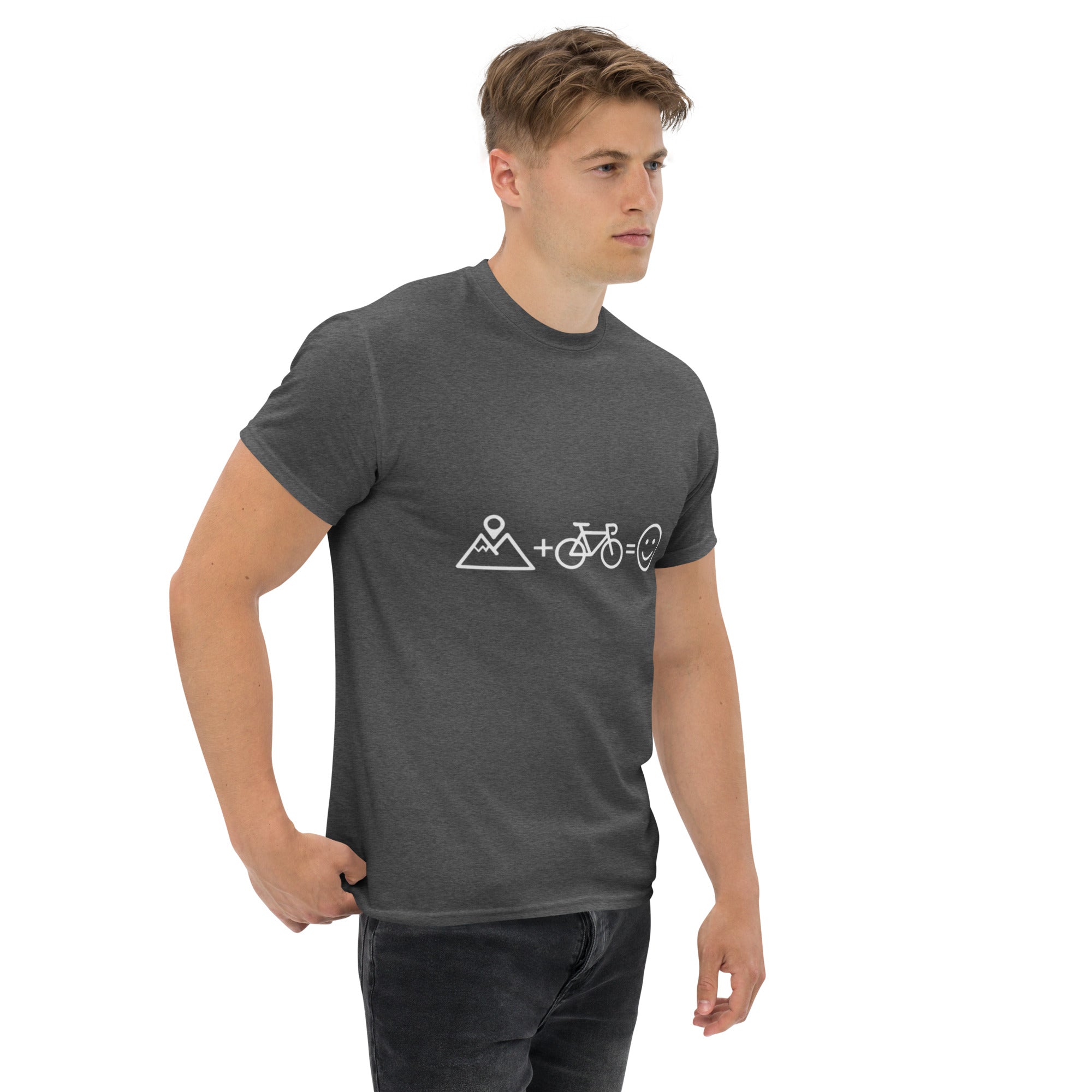 T-shirt Unisex Passione per la Bici-DTG-Biiply-Biiply
