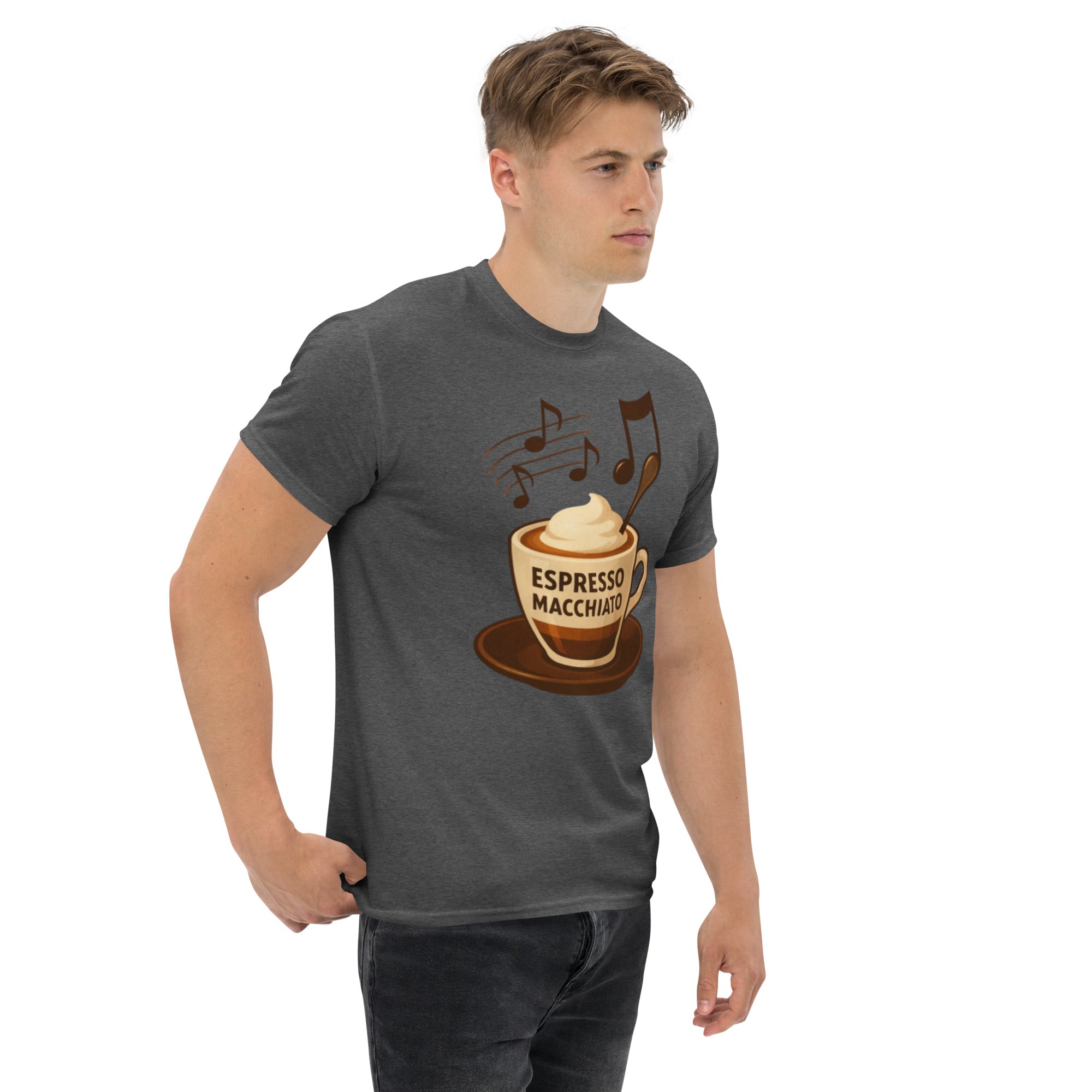 T-shirt Unisex Espresso Macchiato-DTG-Biiply-Biiply