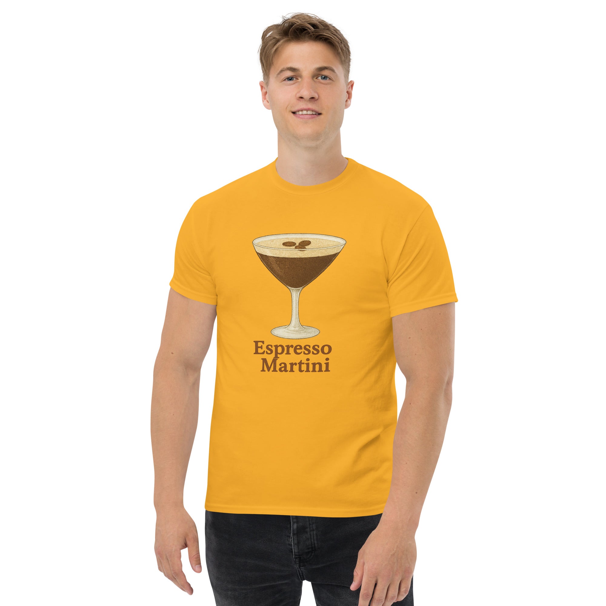 T-shirt Unisex Espresso Martini-DTG-Biiply-Oro-S-Biiply