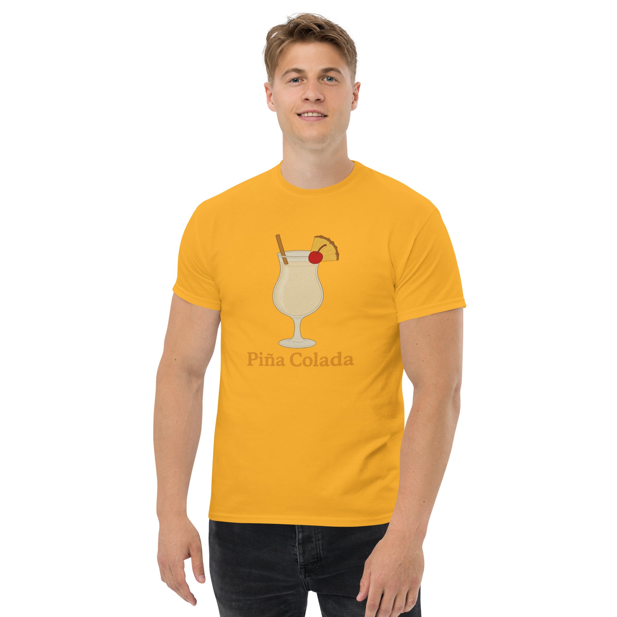 T-shirt Unisex Pina Colada-DTG-Biiply-Oro-S-Biiply