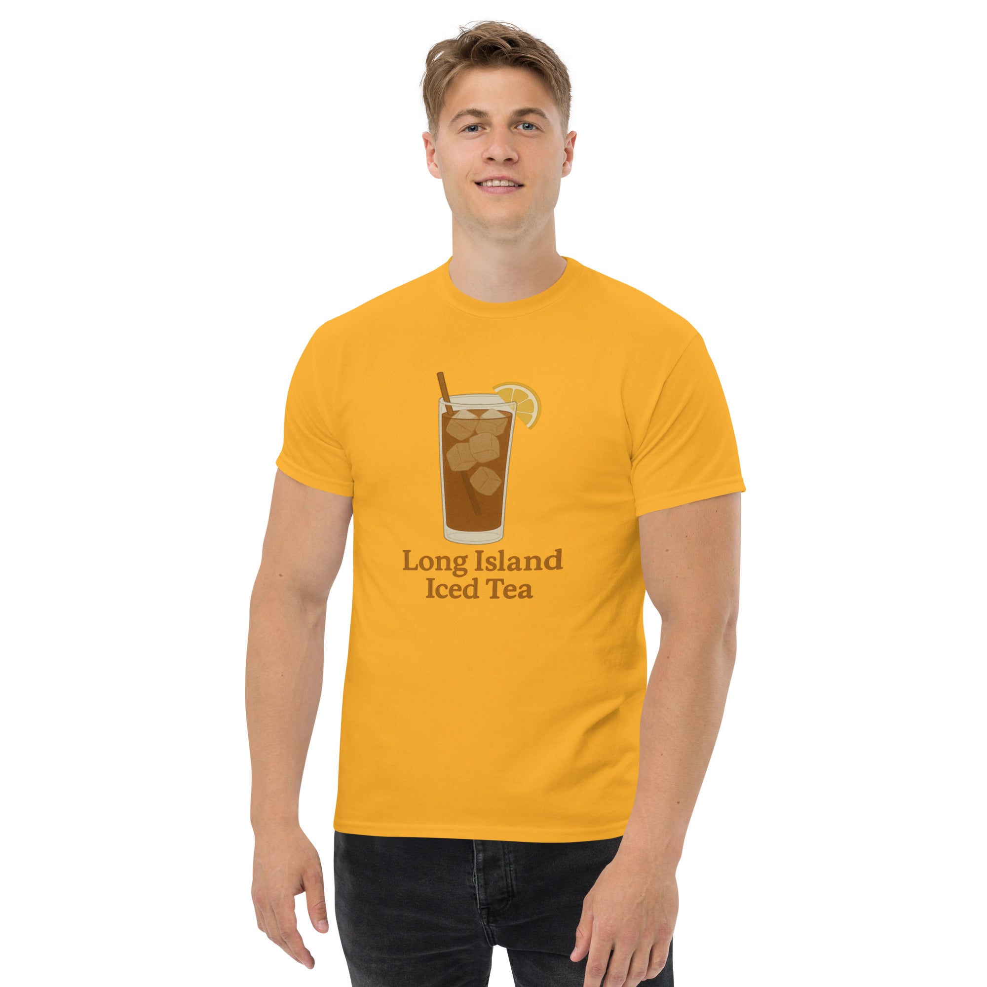 T-shirt Unisex Long Island Iced Tea-DTG-Biiply-Oro-S-Biiply