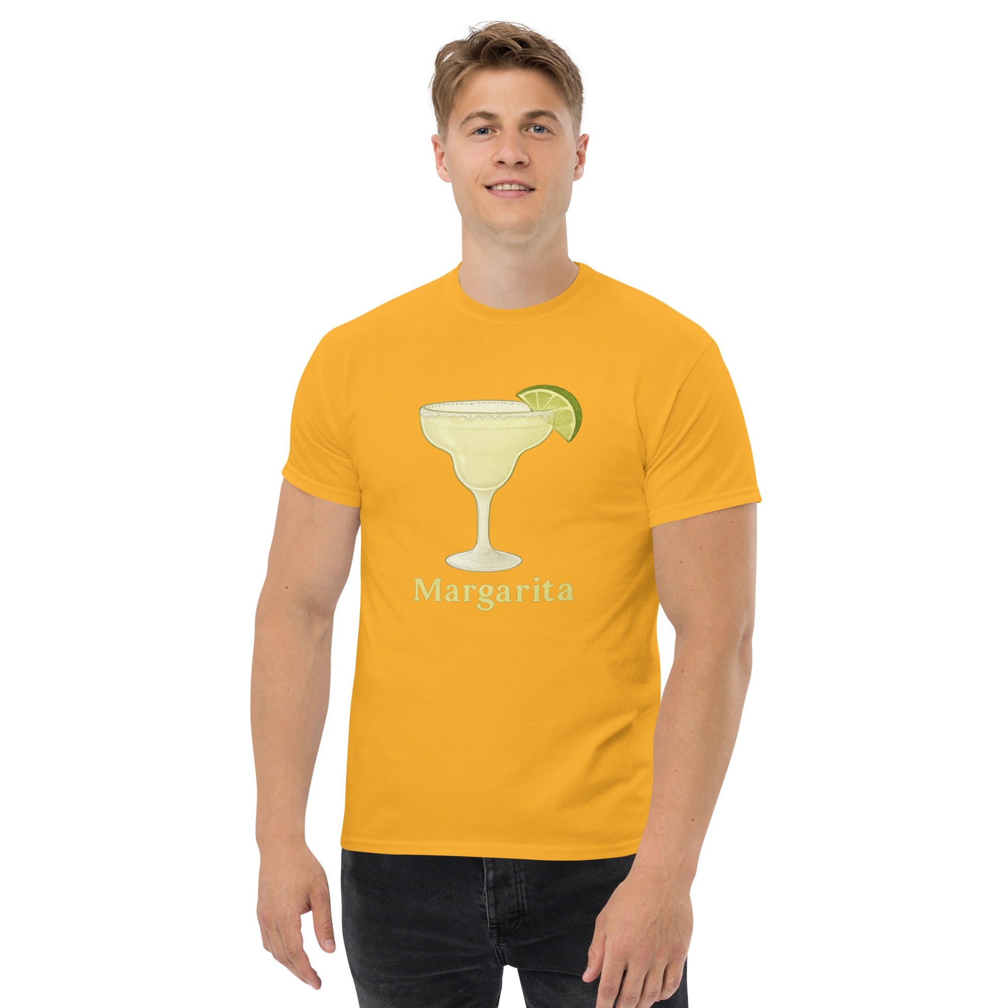 T-shirt Unisex Margarita-DTG-Biiply-Oro-S-Biiply
