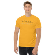 T-shirt Ricamata Unisex Scusate il ritardo ma non volevo venire-Ricamati-Biiply-Biiply