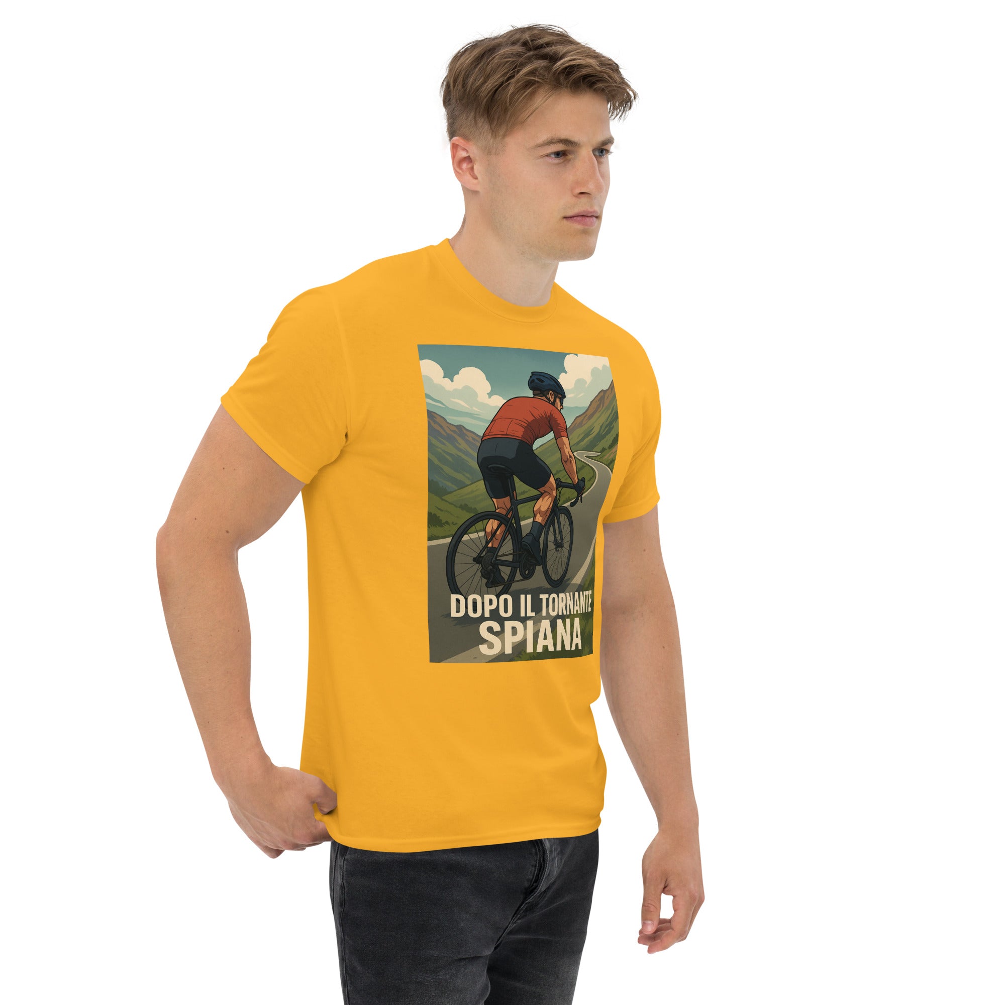 T-shirt Unisex Dopo il tornante spiana-DTG-Biiply-Biiply