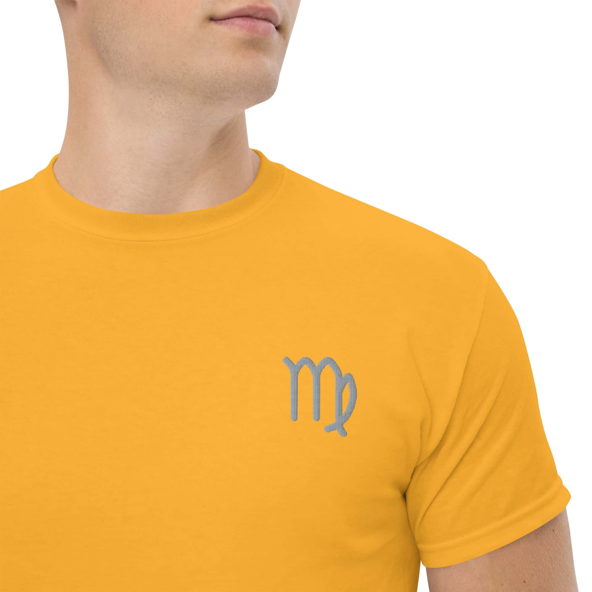 T-shirt Unisex Vergine-Ricamati-Biiply-Oro-S-Biiply