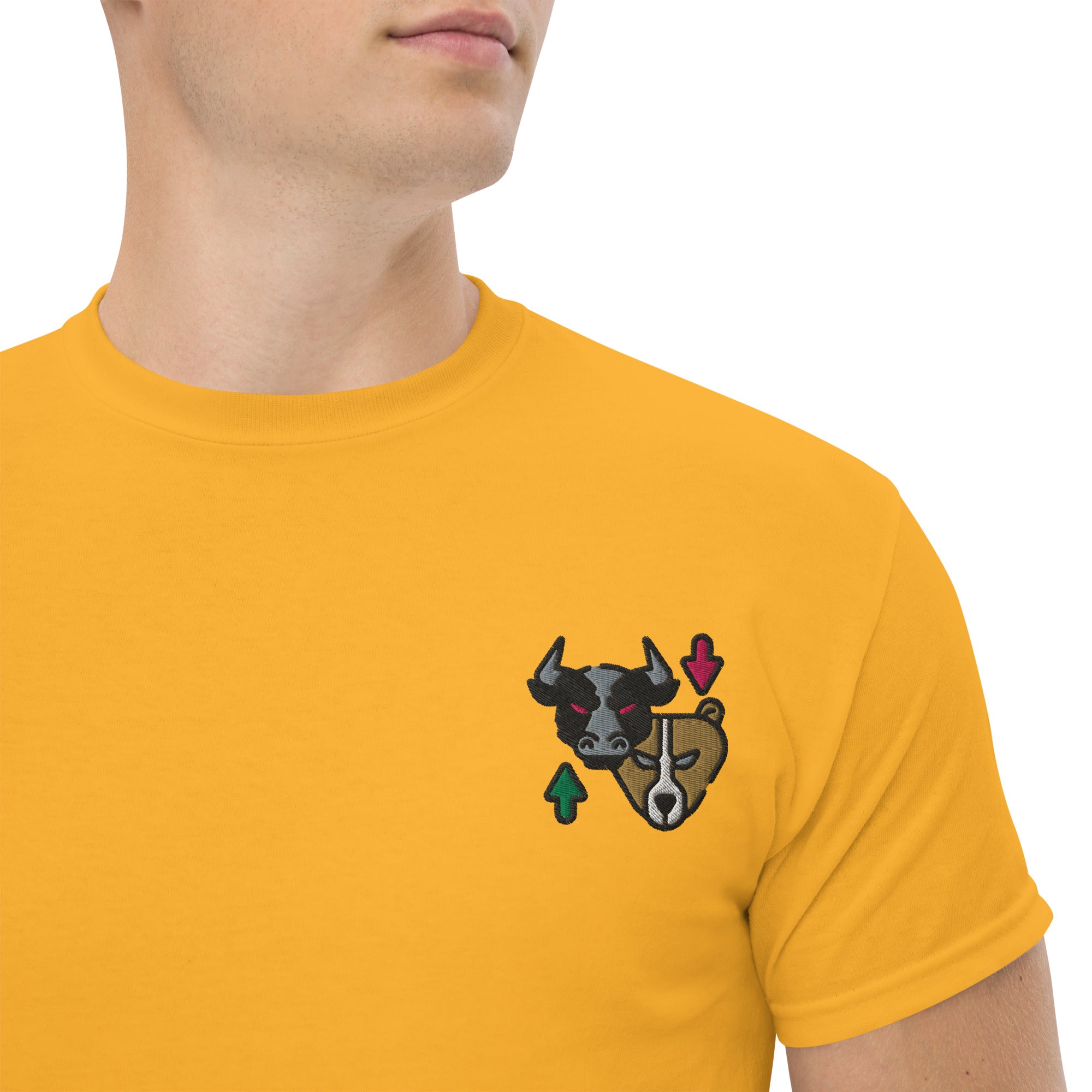 T-shirt Unisex Bull & Bear-Ricamati-Biiply-Oro-S-Biiply