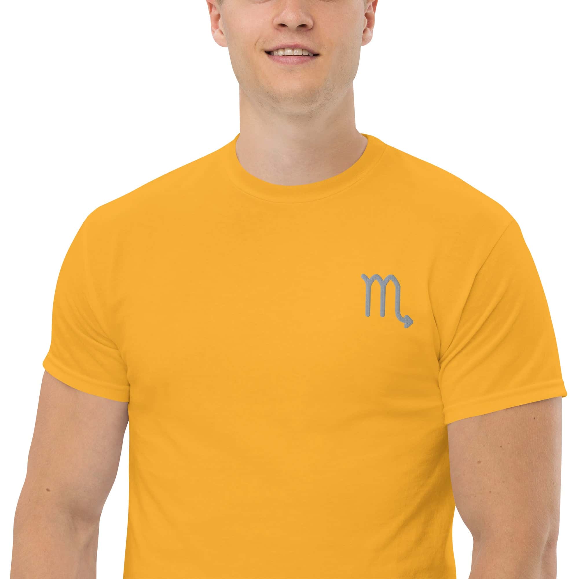 T-shirt Unisex Scorpione-Ricamati-Biiply-Biiply