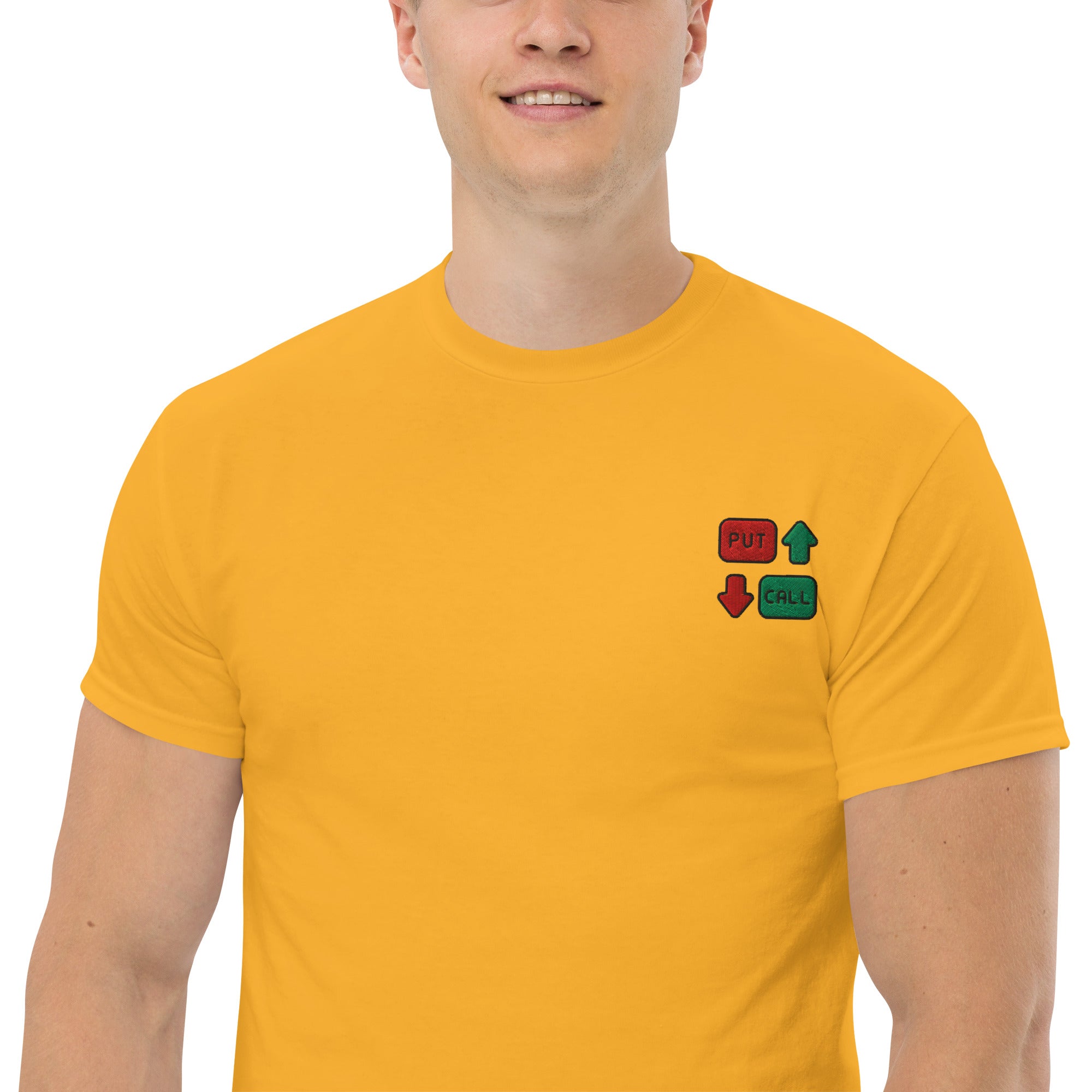 T-shirt Unisex Option Put & Call-Ricamati-Biiply-Biiply