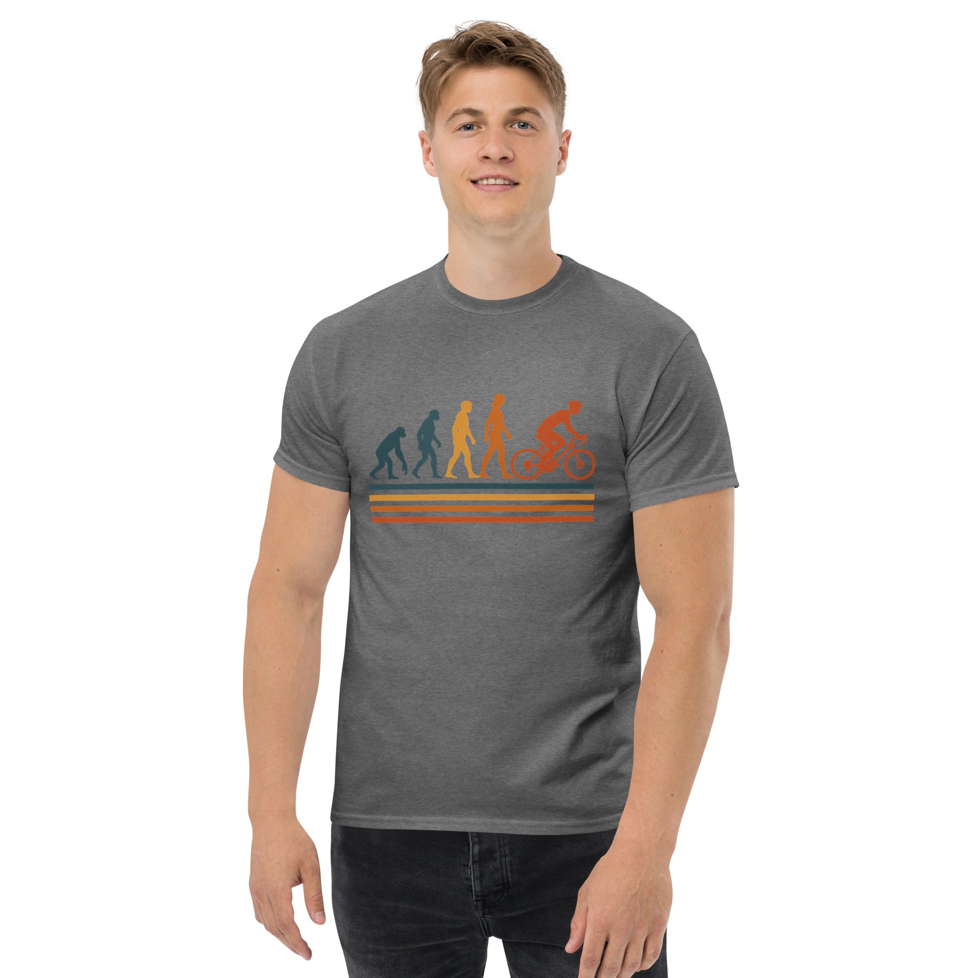 T-shirt Unisex Evolution-DTG-Biiply-Graphite Heather-S-Biiply