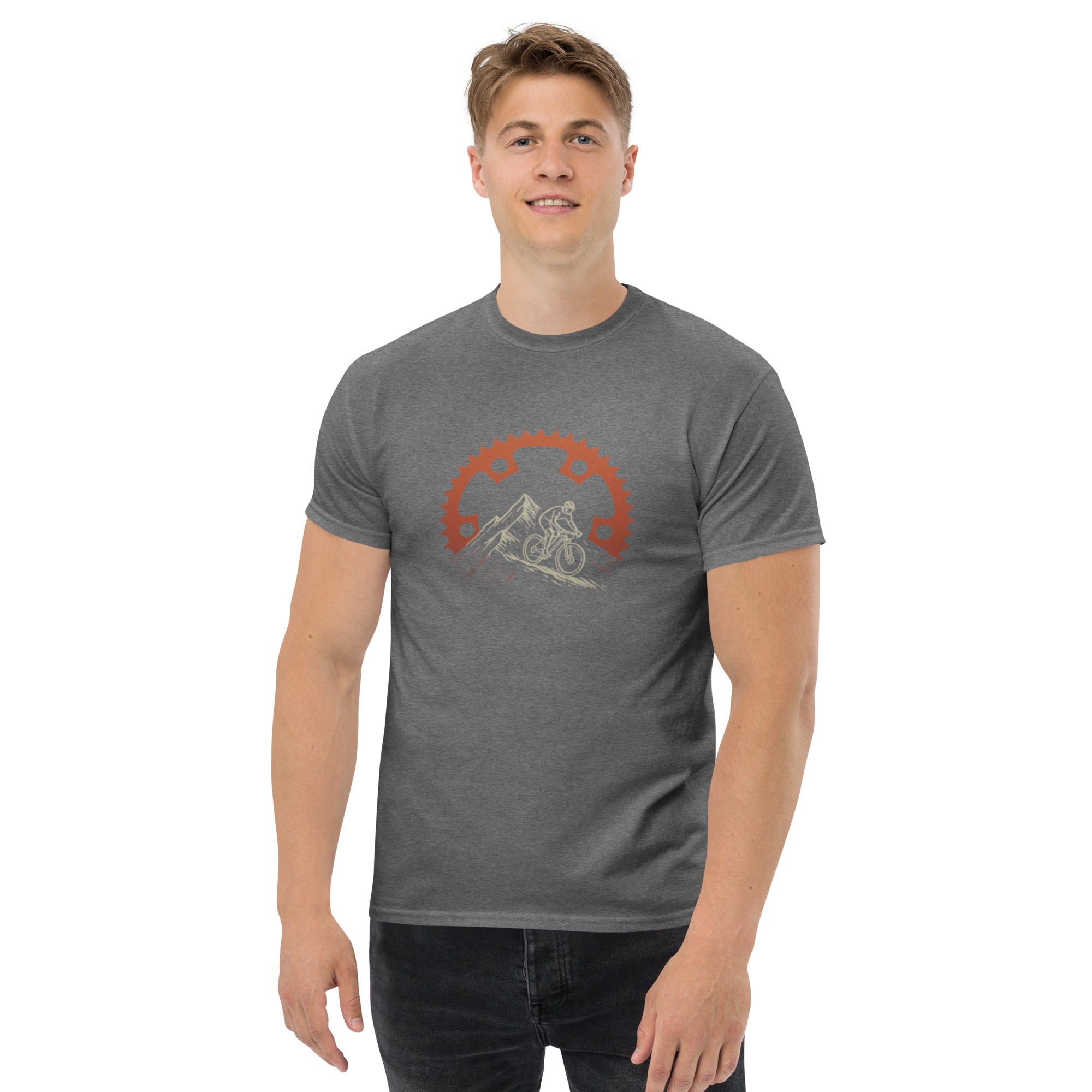 T-shirt Unisex Corona Mountain Bike-DTG-Biiply-Graphite Heather-S-Biiply