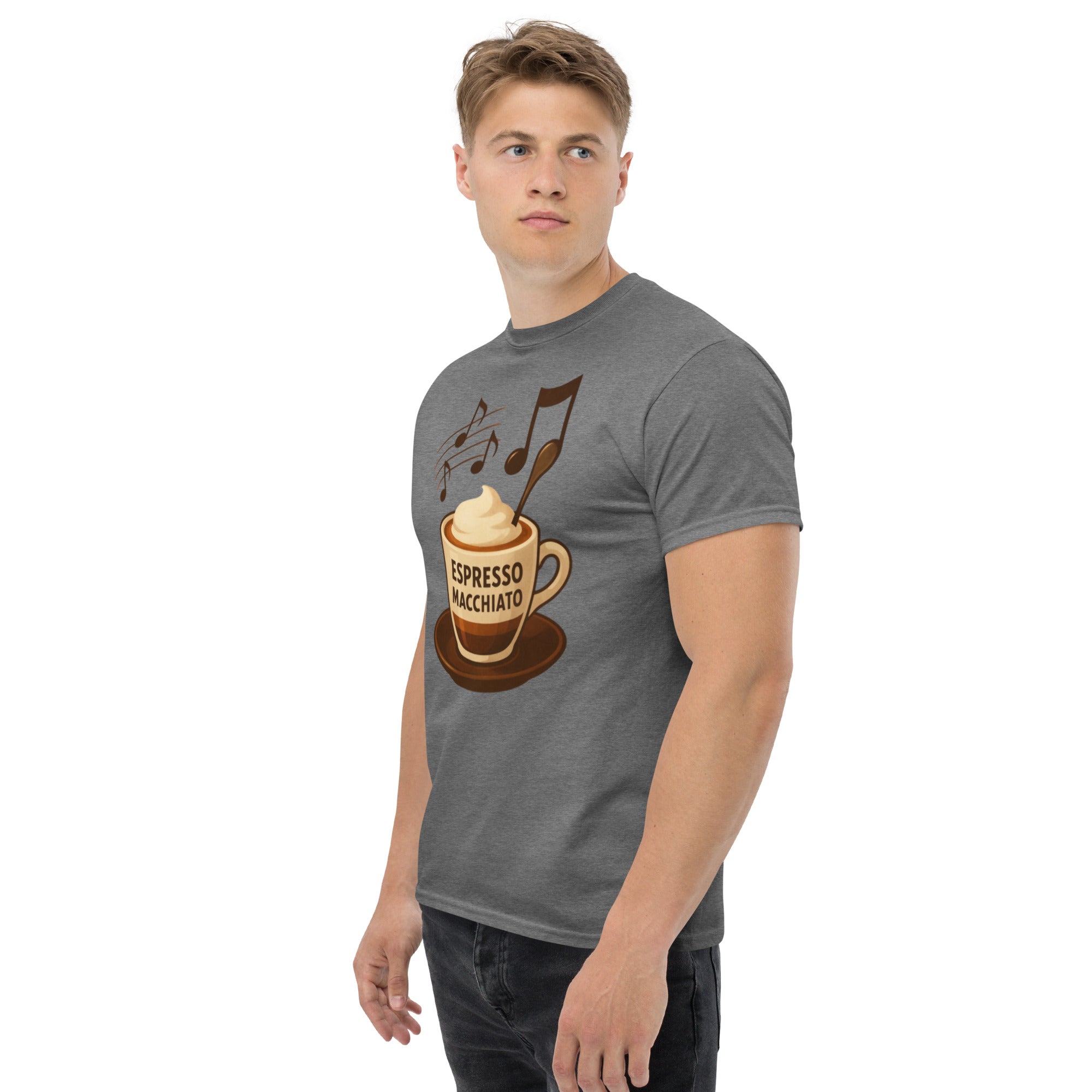 T-shirt Unisex Espresso Macchiato-DTG-Biiply-Biiply