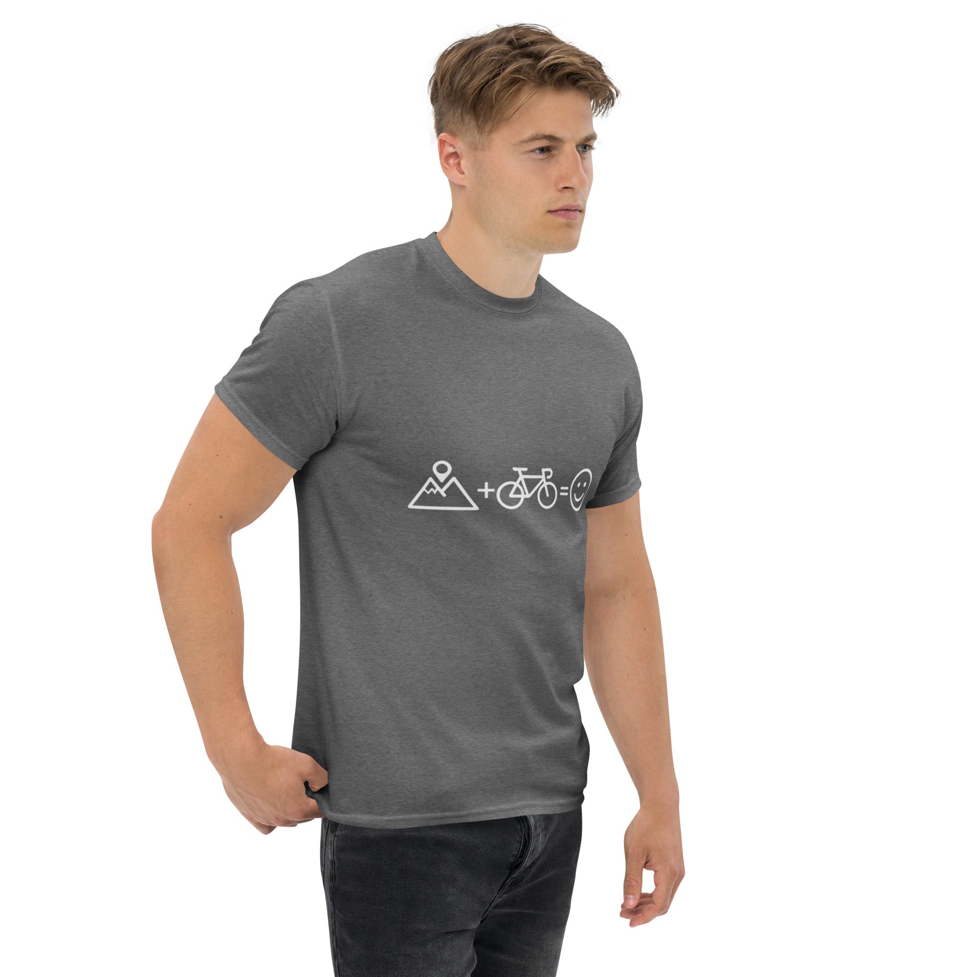 T-shirt Unisex Passione per la Bici-DTG-Biiply-Biiply