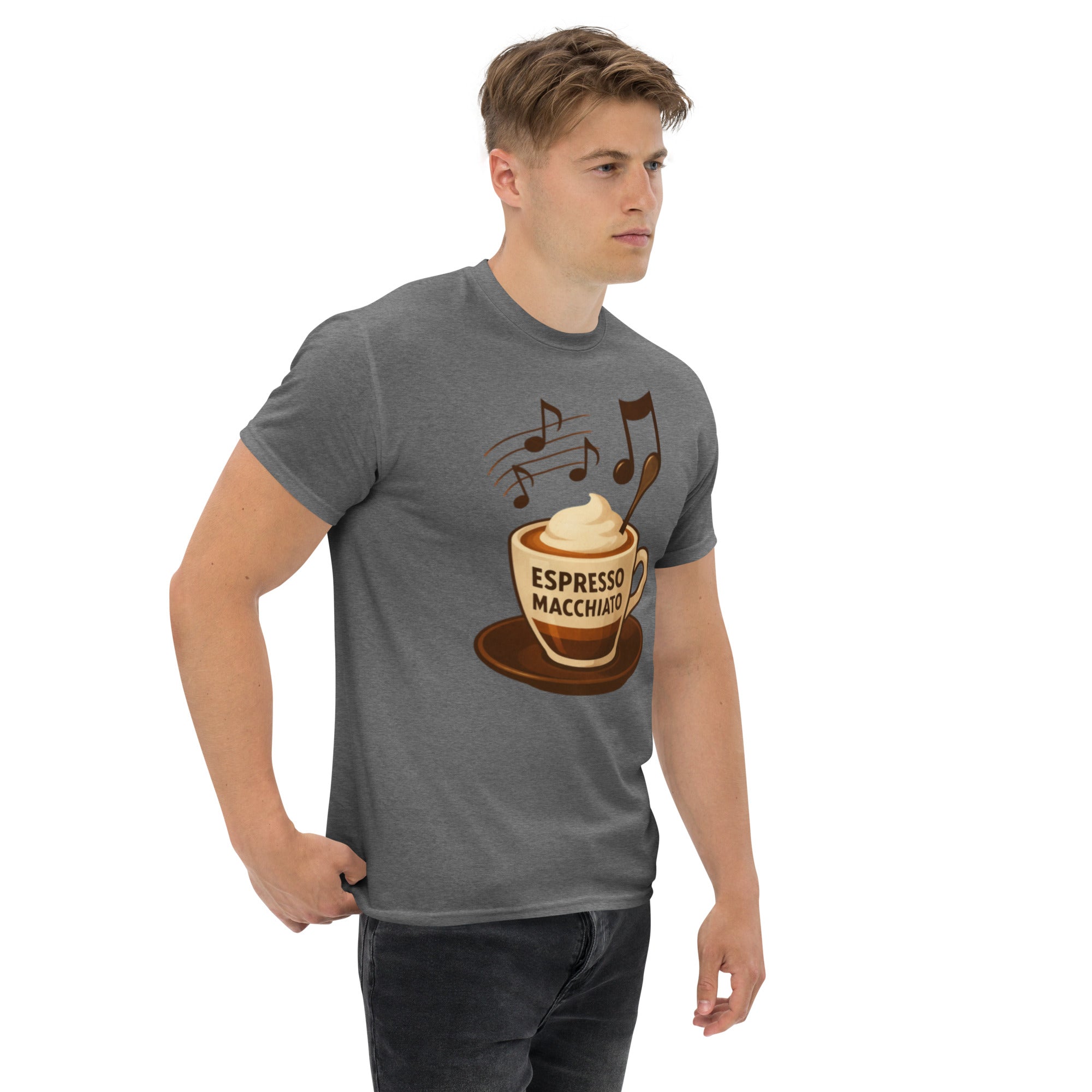 T-shirt Unisex Espresso Macchiato-DTG-Biiply-Biiply