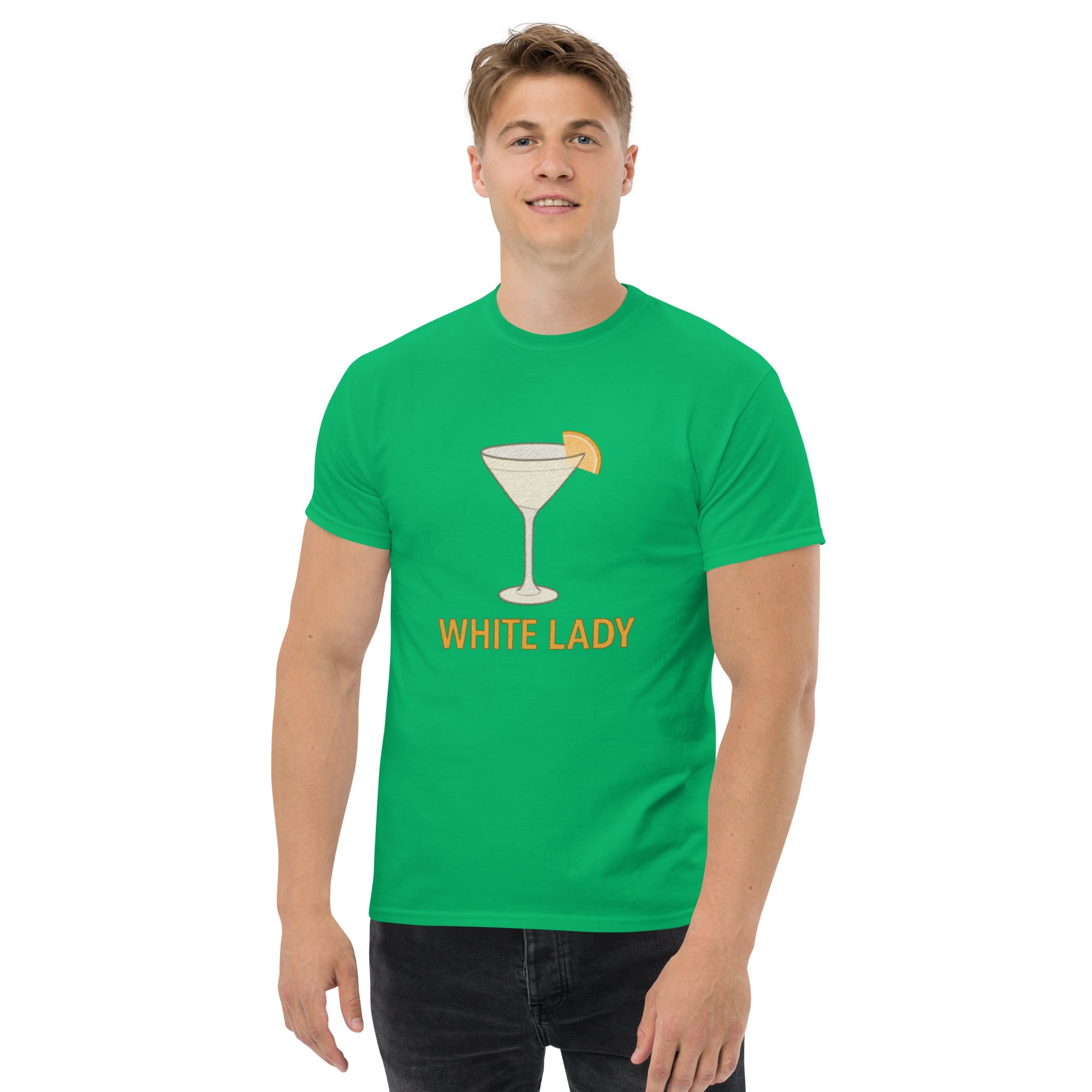T-shirt Unisex White Lady-DTG-Biiply-Verde Irlandese-S-Biiply