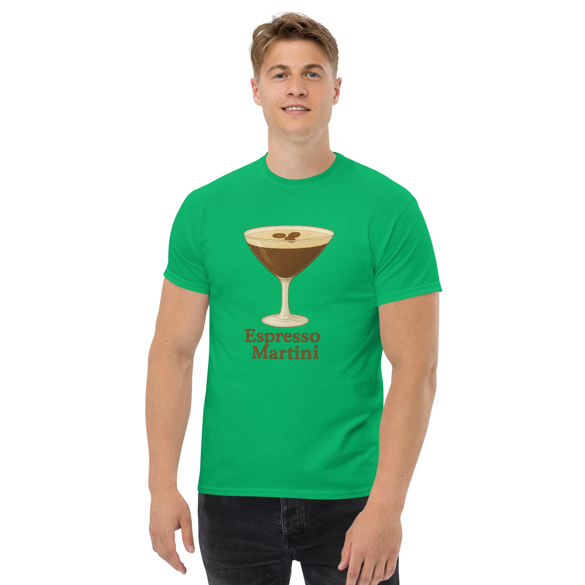 T-shirt Unisex Espresso Martini-DTG-Biiply-Verde Irlandese-S-Biiply