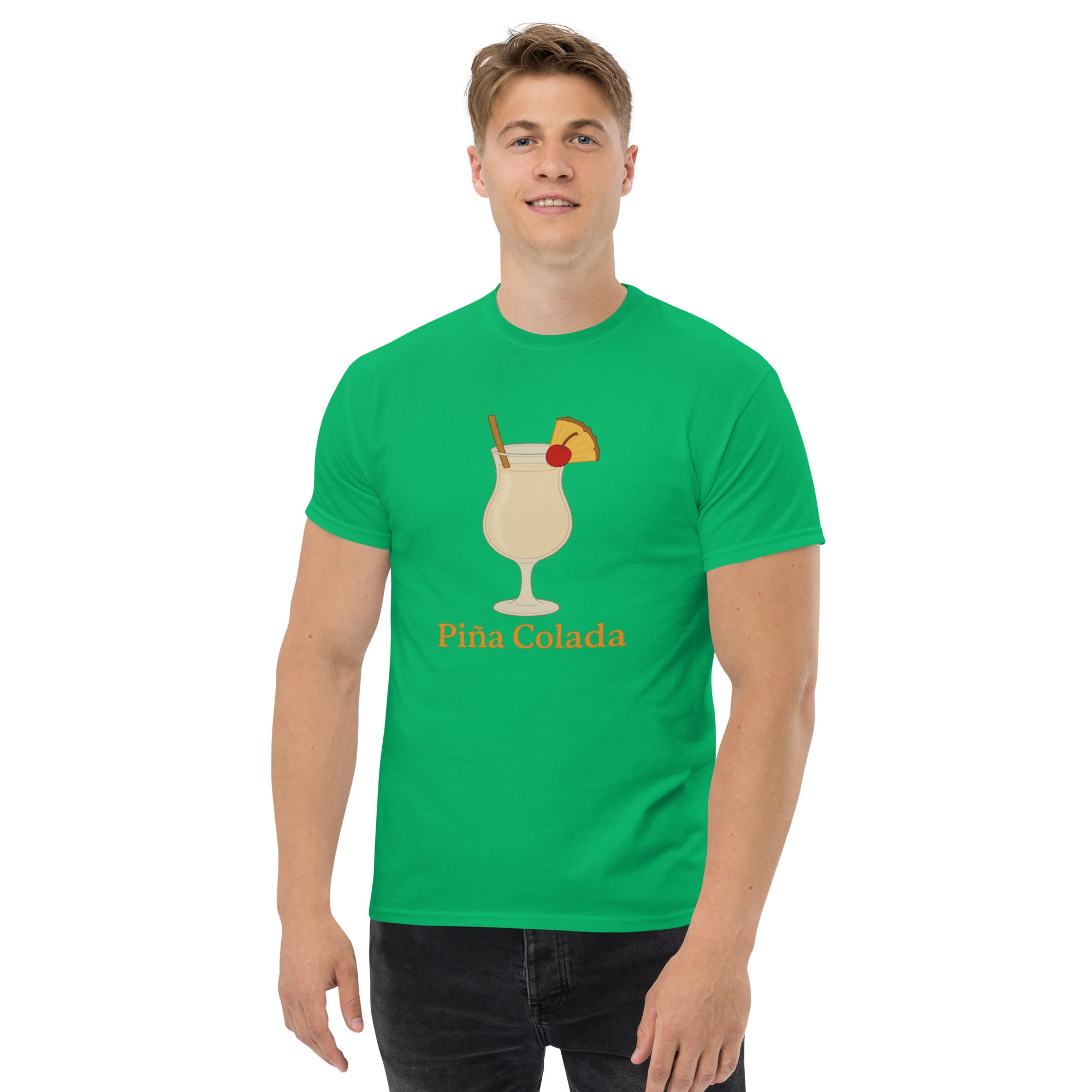 T-shirt Unisex Pina Colada-DTG-Biiply-Verde Irlandese-S-Biiply
