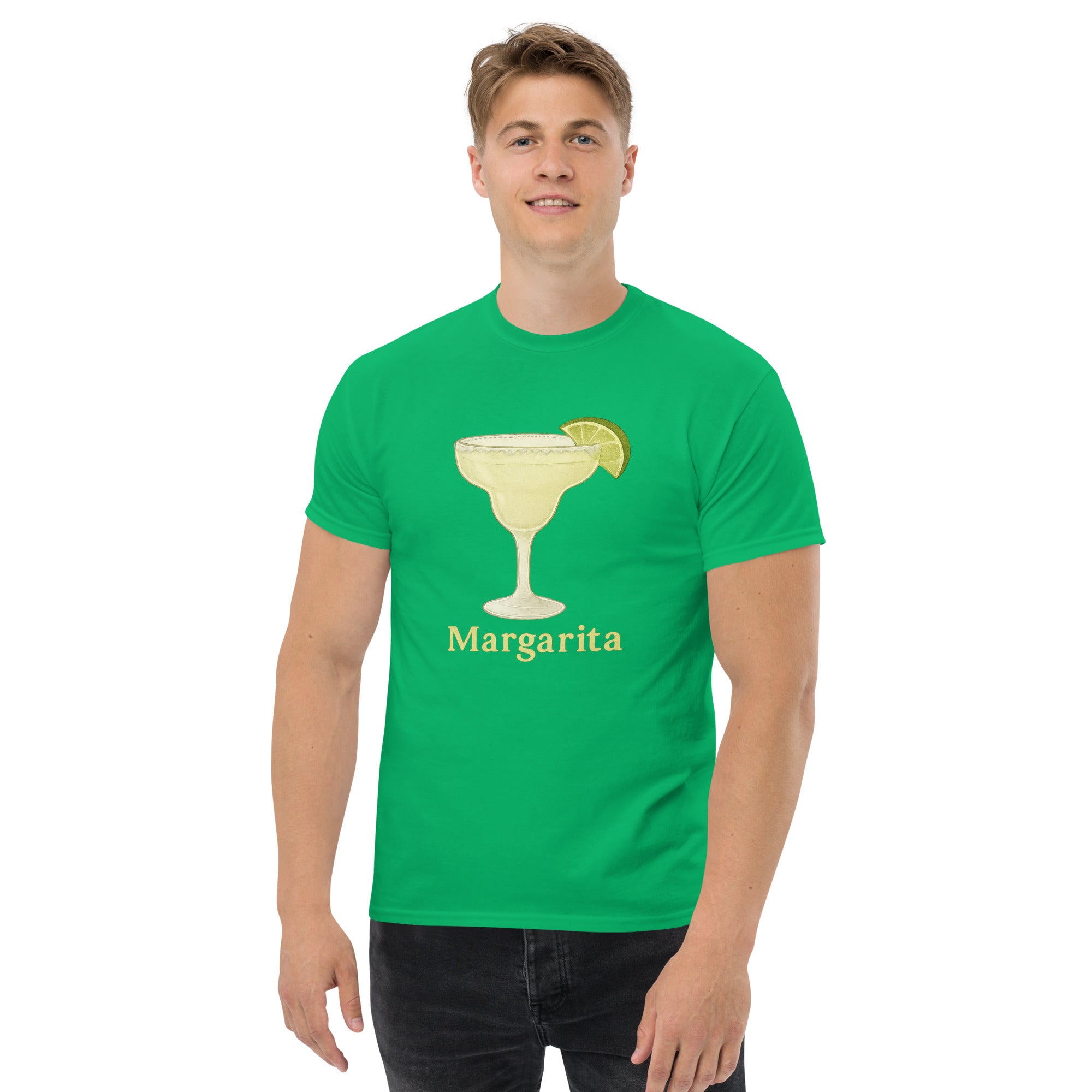 T-shirt Unisex Margarita-DTG-Biiply-Verde Irlandese-S-Biiply
