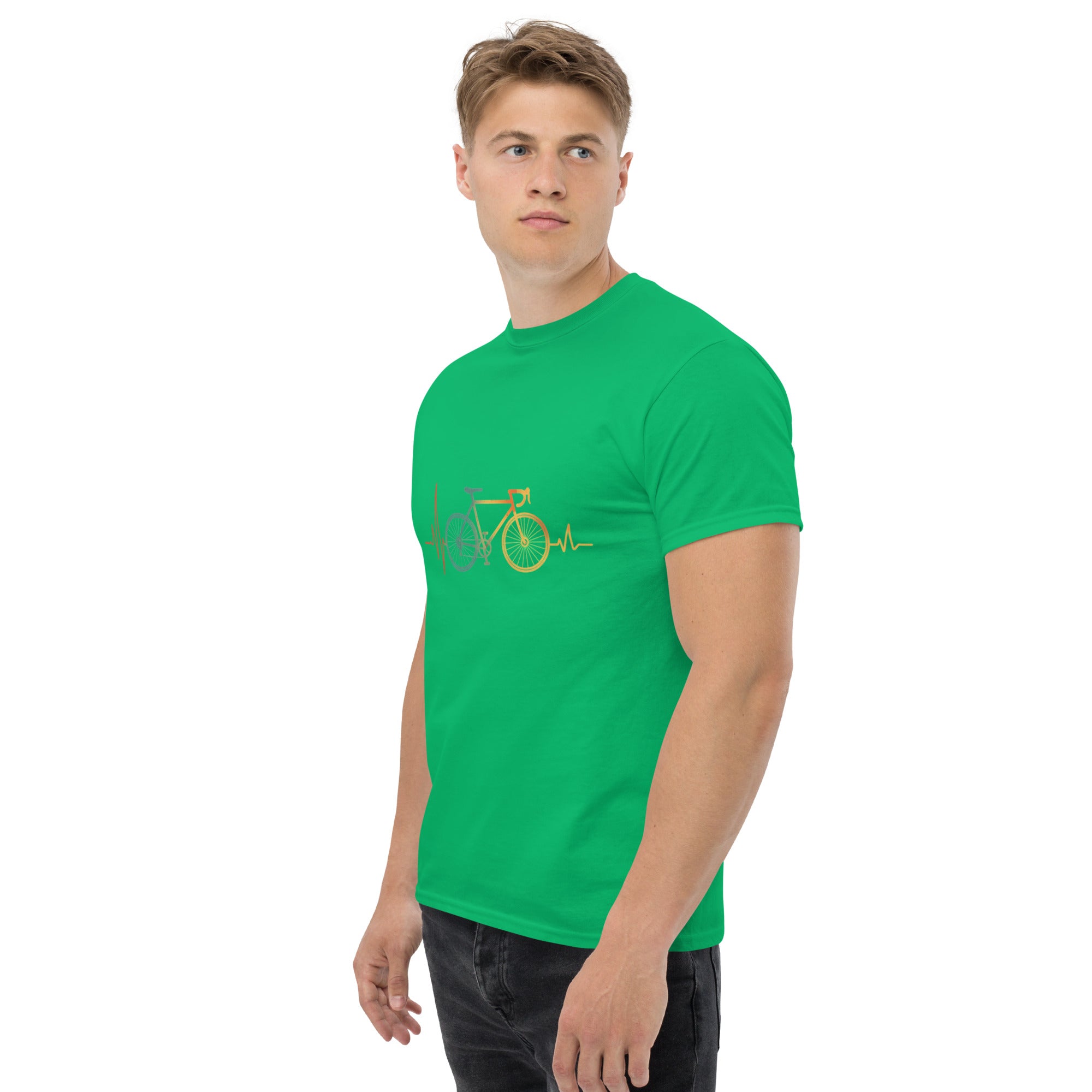 T-shirt Unisex Battito con Bici grossa-DTG-Biiply-Biiply