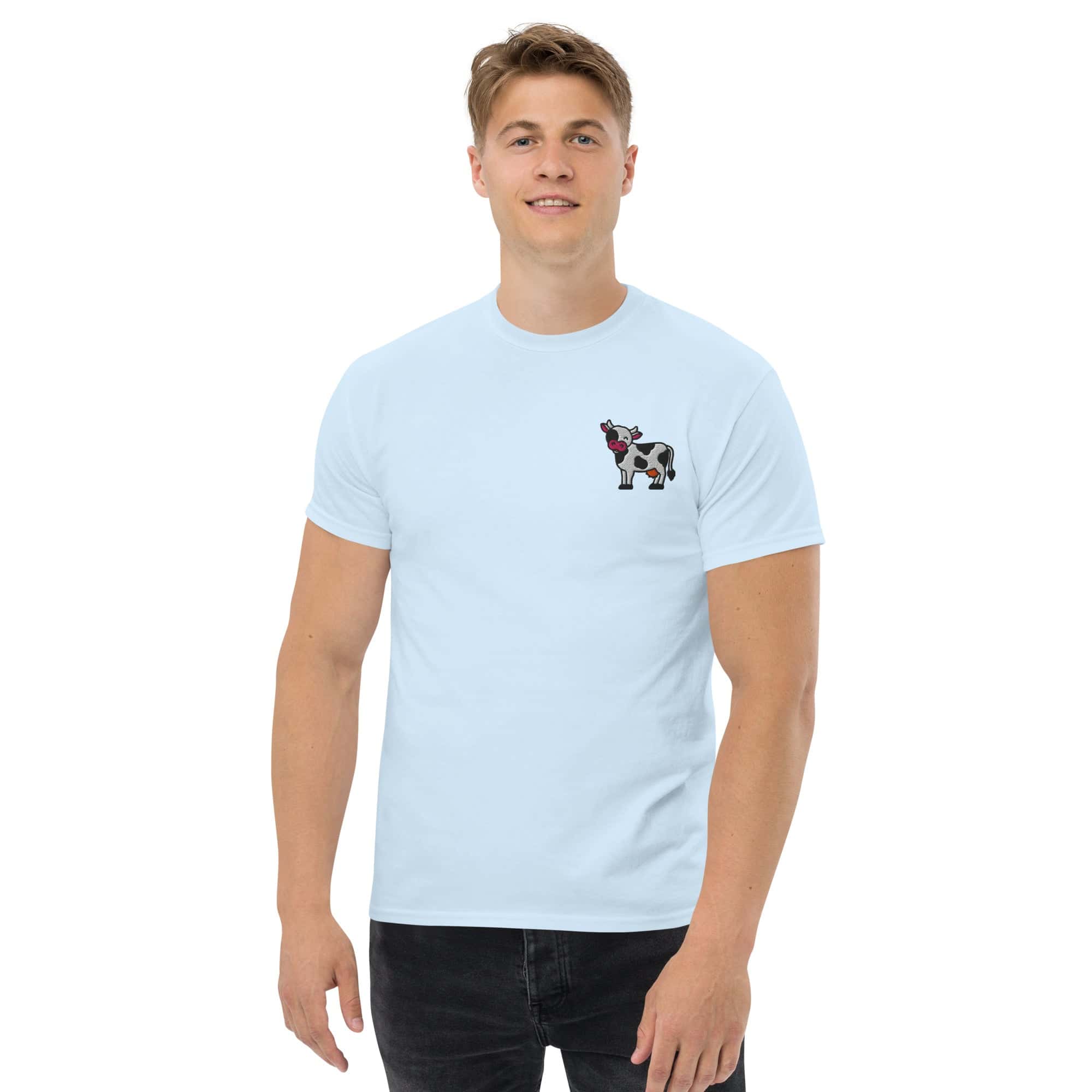 T-shirt Unisex Mucca-Ricamati-Biiply-Biiply