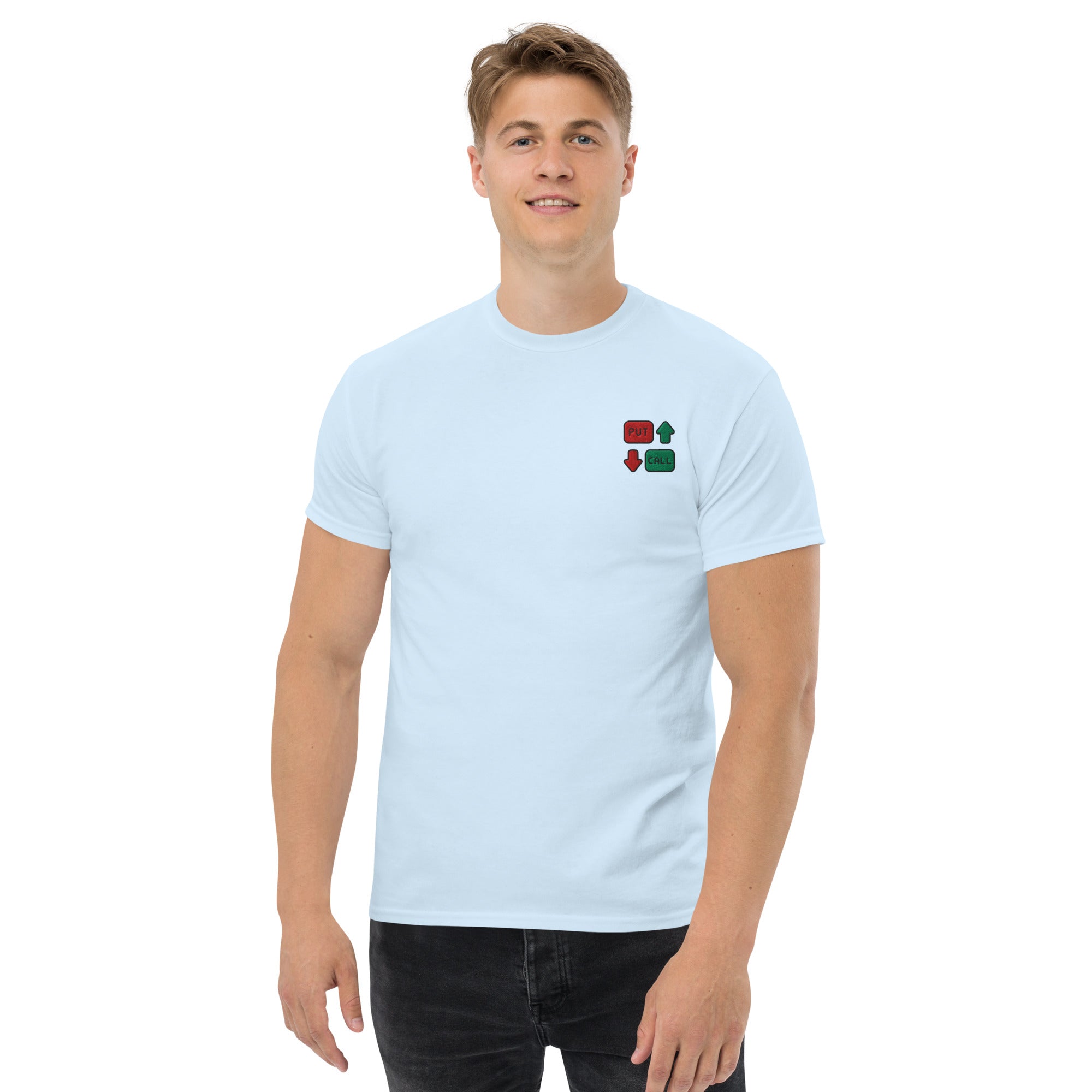 T-shirt Unisex Option Put & Call-Ricamati-Biiply-Biiply