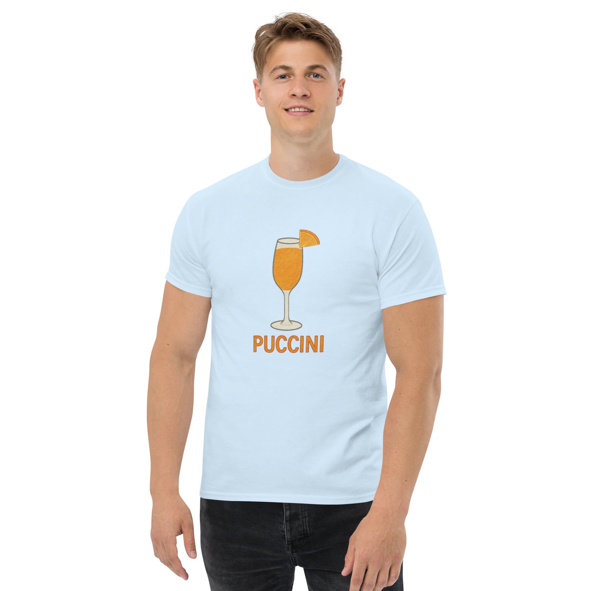 T-shirt Unisex Puccini-DTG-Biiply-Blu Chiaro-S-Biiply