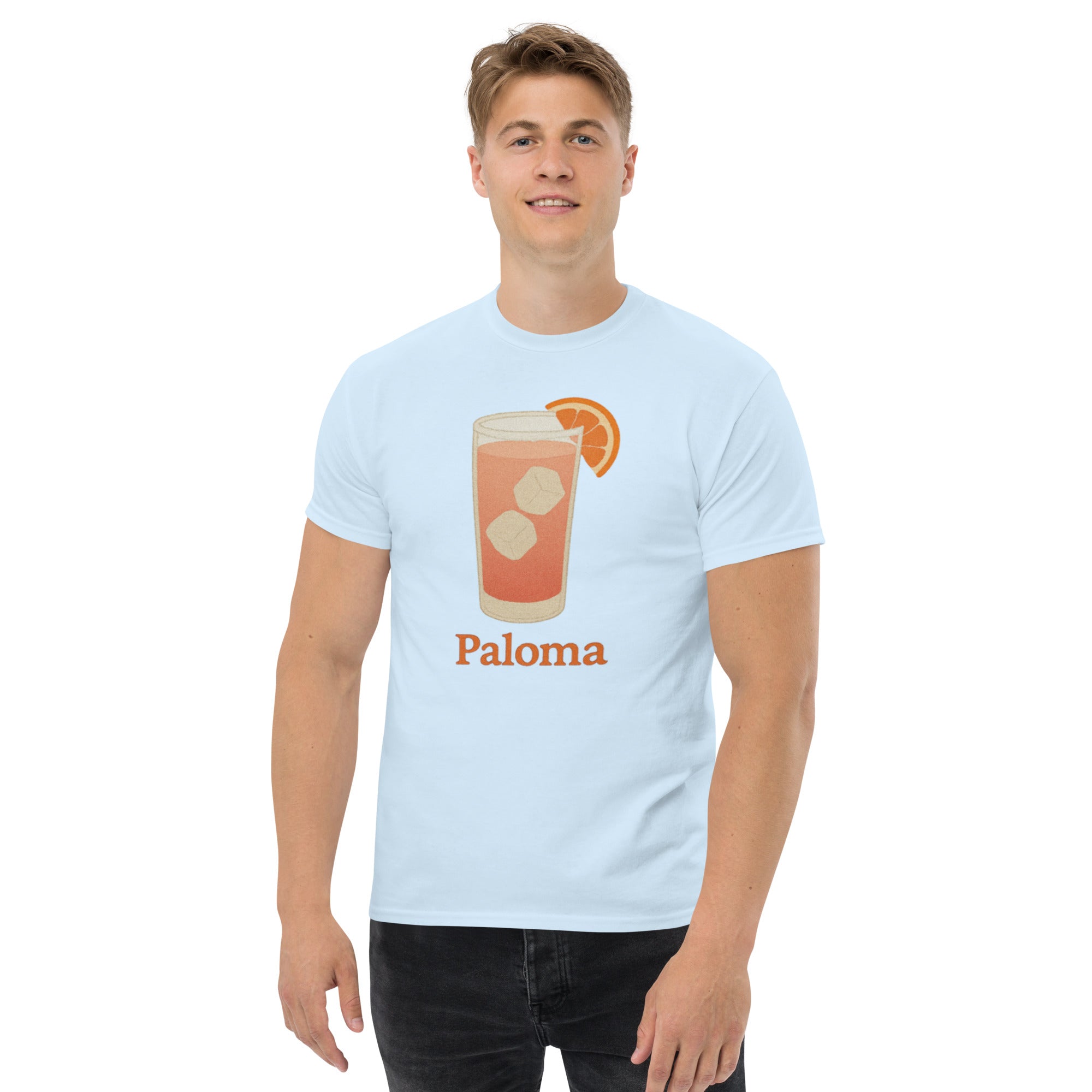 T-shirt Unisex Paloma-DTG-Biiply-Blu Chiaro-S-Biiply