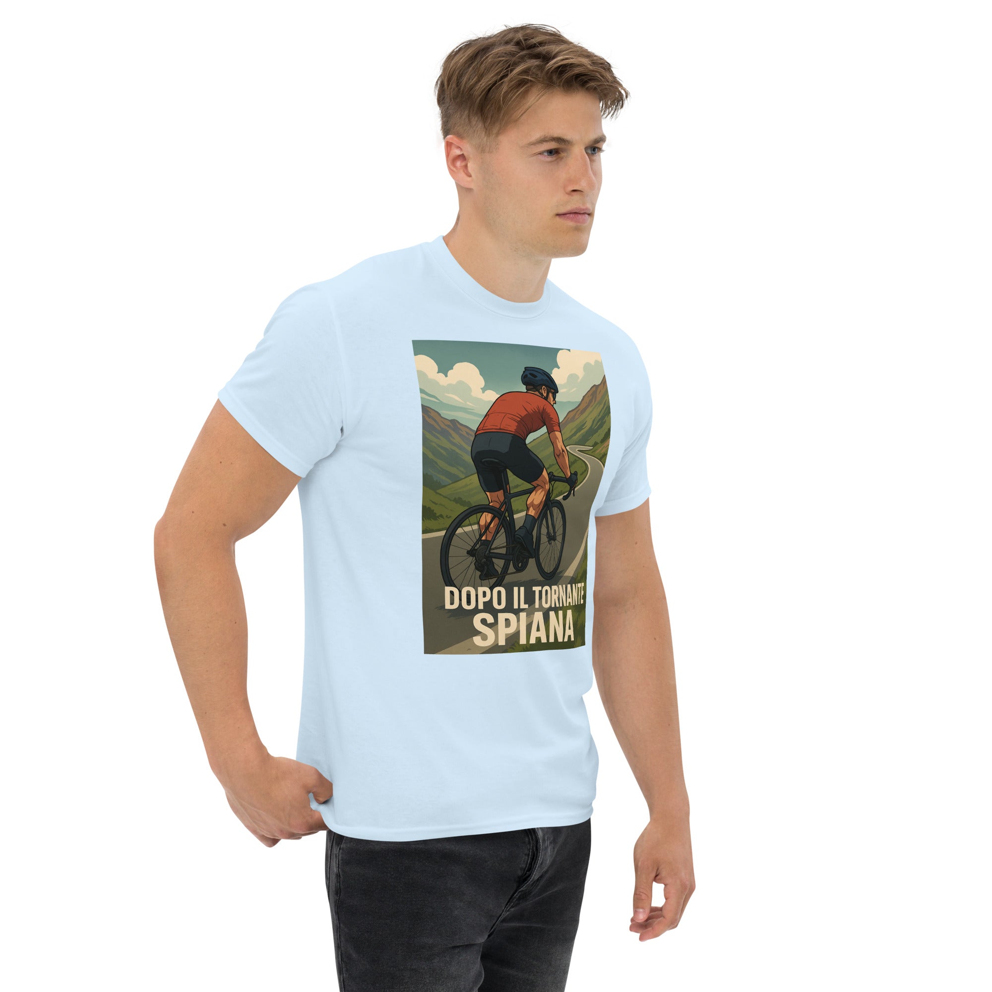 T-shirt Unisex Dopo il tornante spiana-DTG-Biiply-Biiply