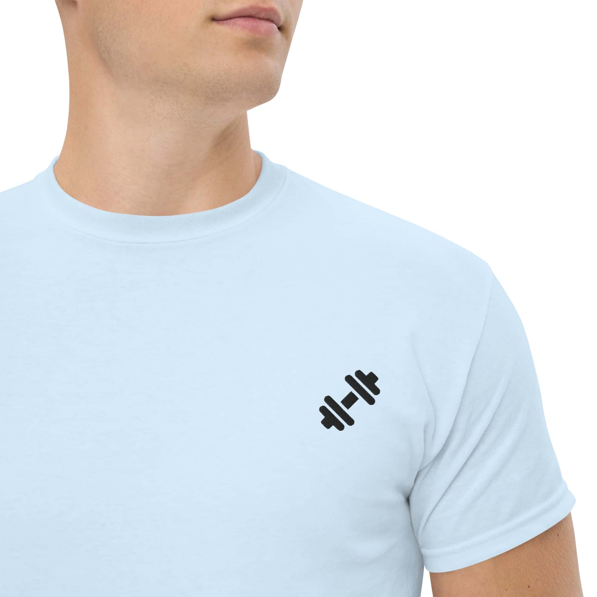 T-Shirt Unisex Pesetto-Ricamati-Biiply-Blu Chiaro-S-Biiply