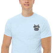 T-shirt Unisex Faccia Mucca-Ricamati-Biiply-Biiply