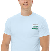 T-shirt Unisex Works Cashflow not Capitalgain White logo-Ricamati-Biiply-Biiply