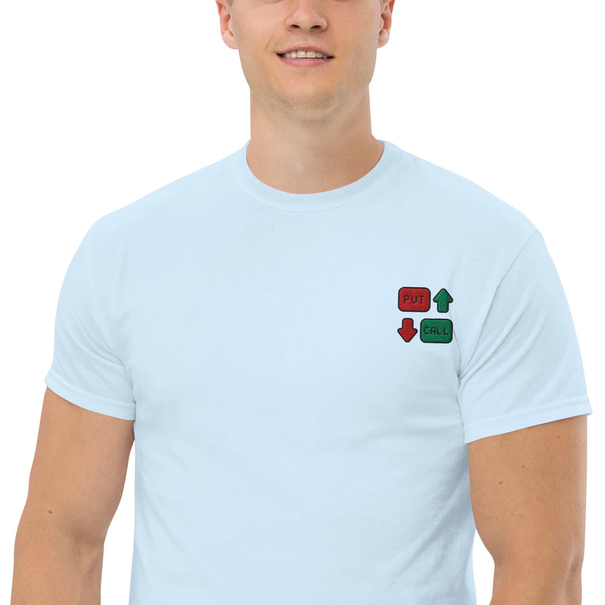 T-shirt Unisex Option Put & Call-Ricamati-Biiply-Biiply