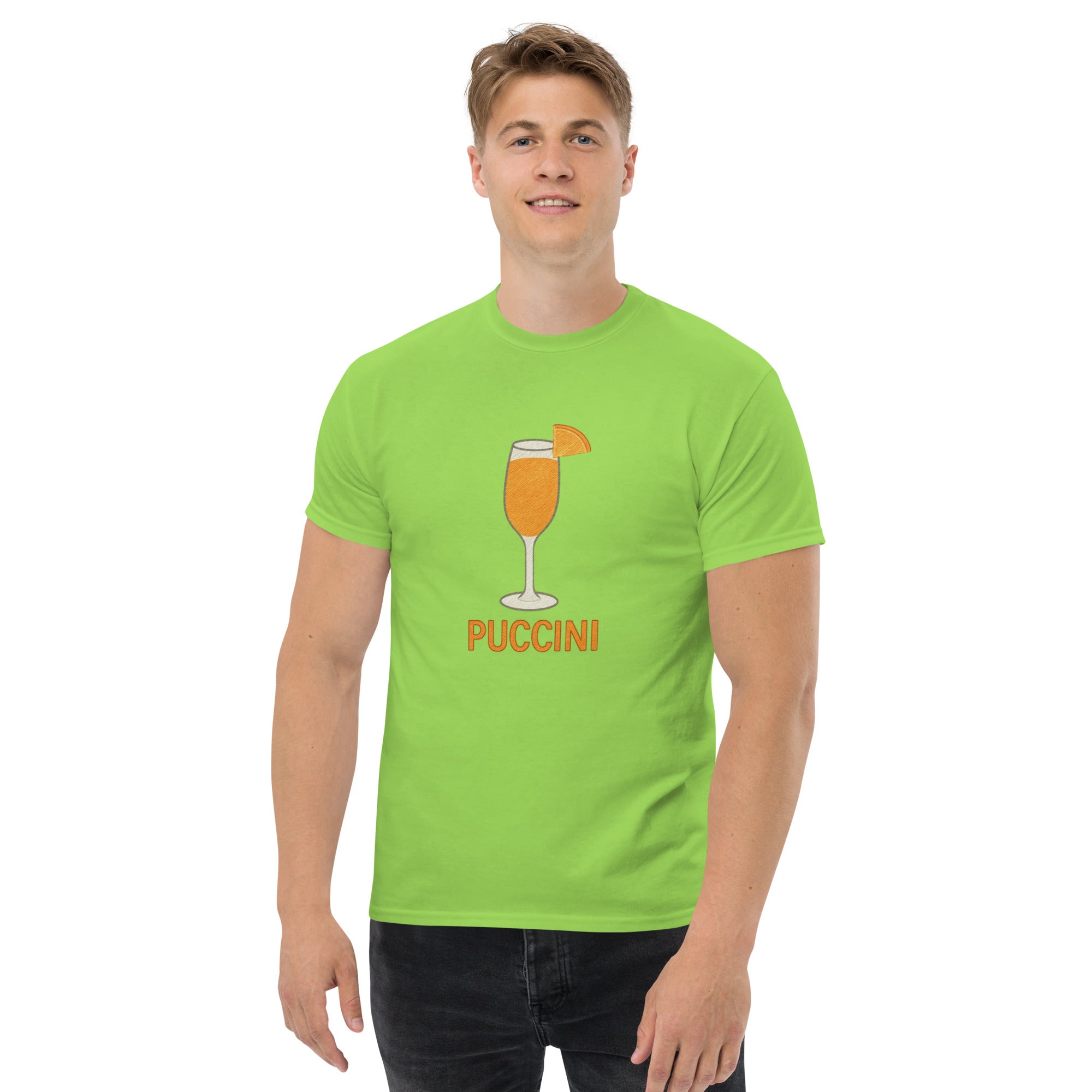 T-shirt Unisex Puccini-DTG-Biiply-Lime-S-Biiply