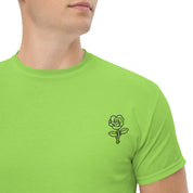 T-shirt Unisex Rosa-Ricamati-Biiply-Lime-S-Biiply