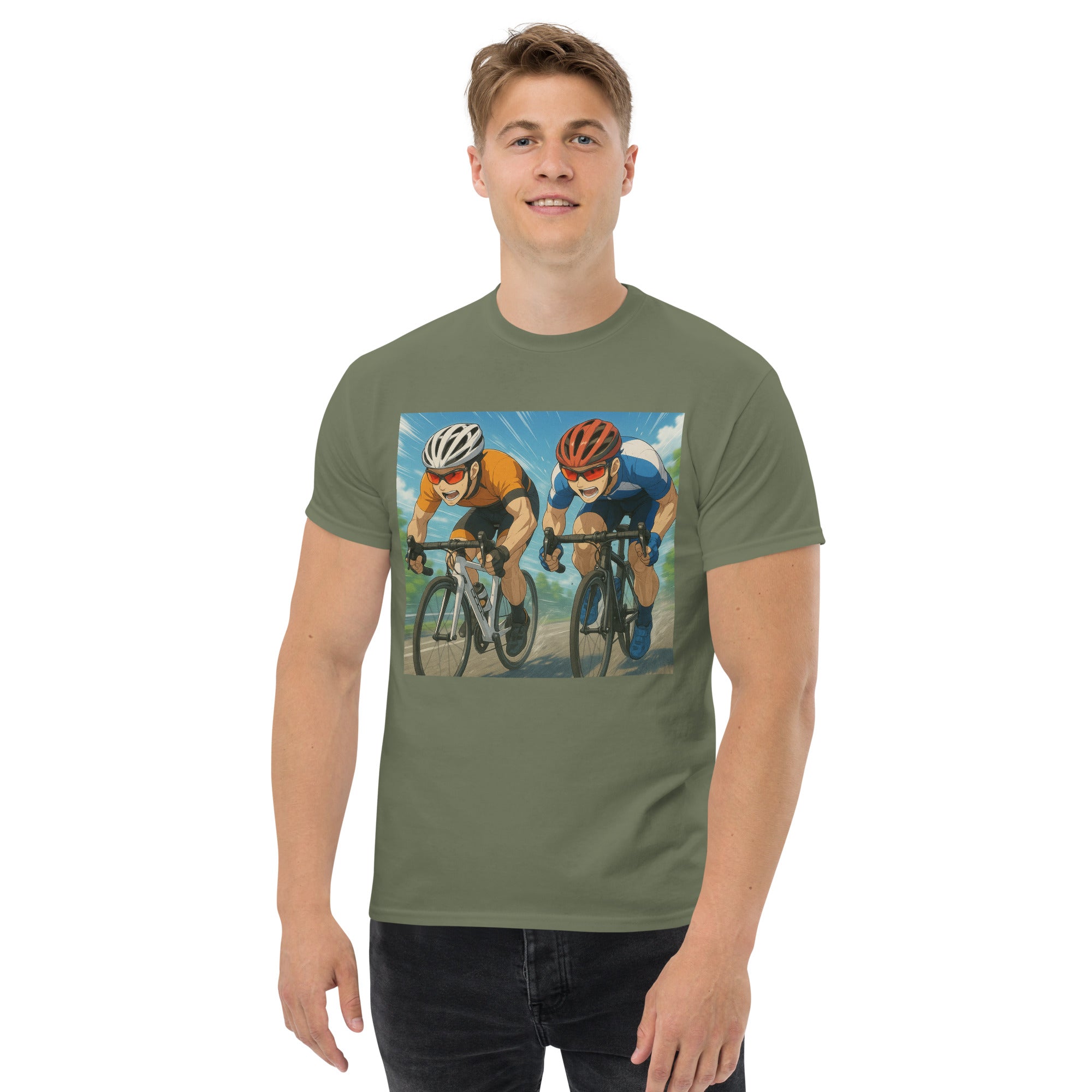T-shirt Unisex Sprint-DTG-Biiply-Verde Militare-S-Biiply
