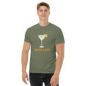 T-shirt Unisex White Lady-DTG-Biiply-Verde Militare-S-Biiply