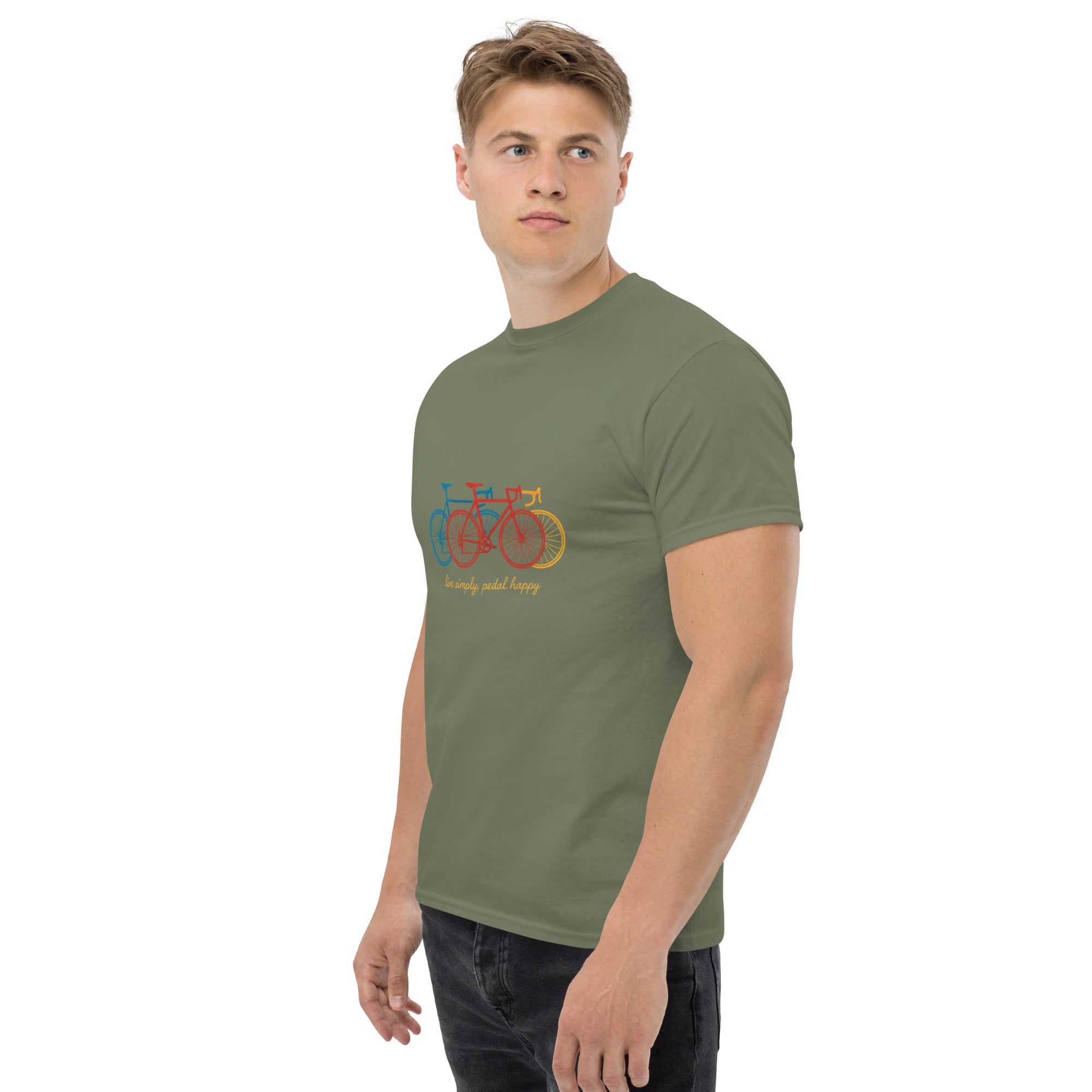 T-shirt Unisex Bici multicolor-DTG-Biiply-Biiply