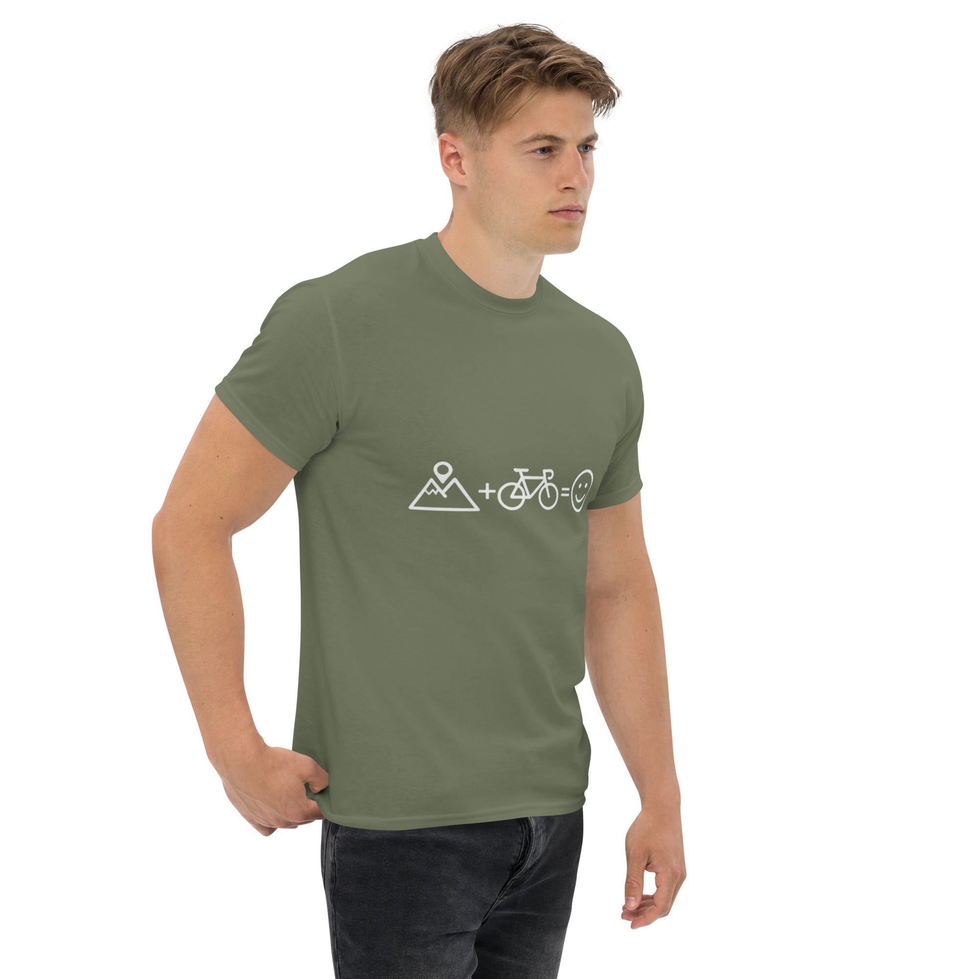 T-shirt Unisex Passione per la Bici-DTG-Biiply-Biiply