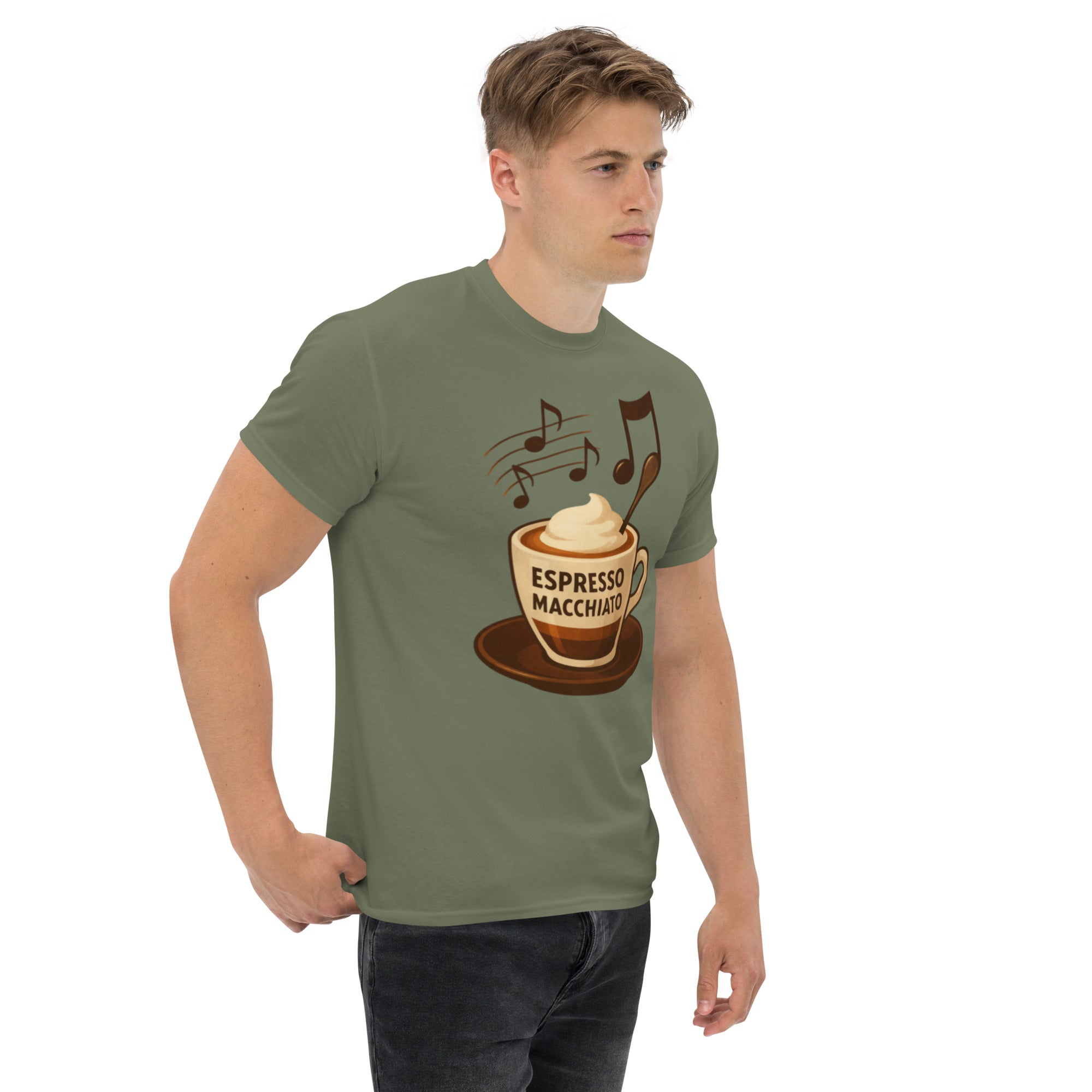 T-shirt Unisex Espresso Macchiato-DTG-Biiply-Biiply
