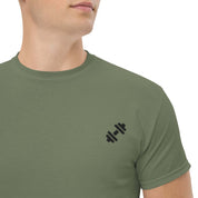 T-Shirt Unisex Pesetto-Ricamati-Biiply-Verde Militare-S-Biiply