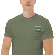 T-shirt Unisex Works Cashflow not Capitalgain White logo-Ricamati-Biiply-Biiply