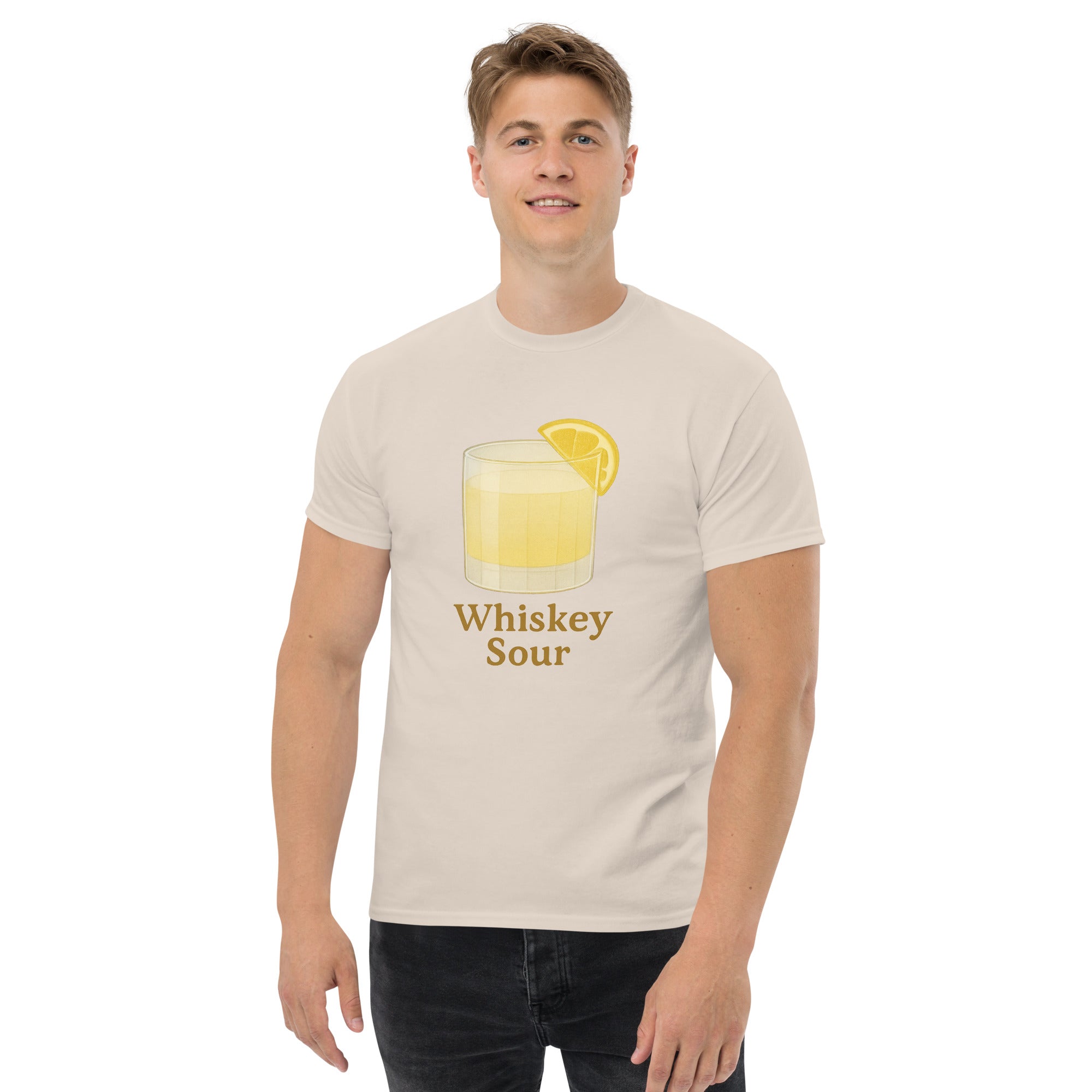T-shirt Unisex Whiskey Sour-DTG-Biiply-Naturale-S-Biiply