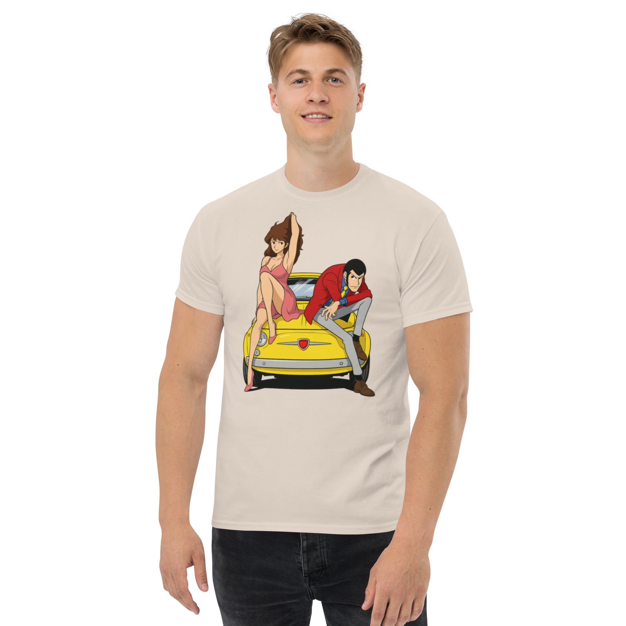 T-shirt Unisex Lupin-DTG-Biiply-Naturale-S-Biiply